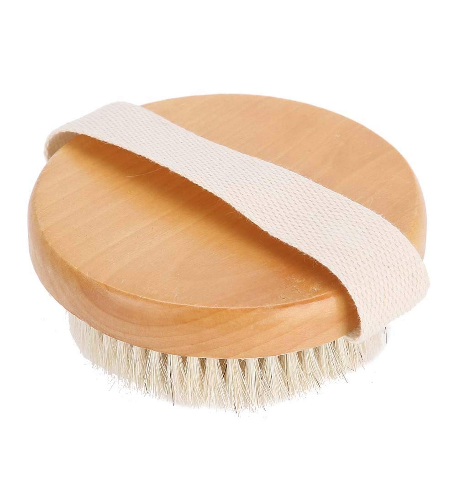 Buy Body Brush for Wet or Dry Brushing - Soft Bath & Shower Massage Brush for Skin Cleaning - International Shipping Available - Buy Online on GoSupps.com