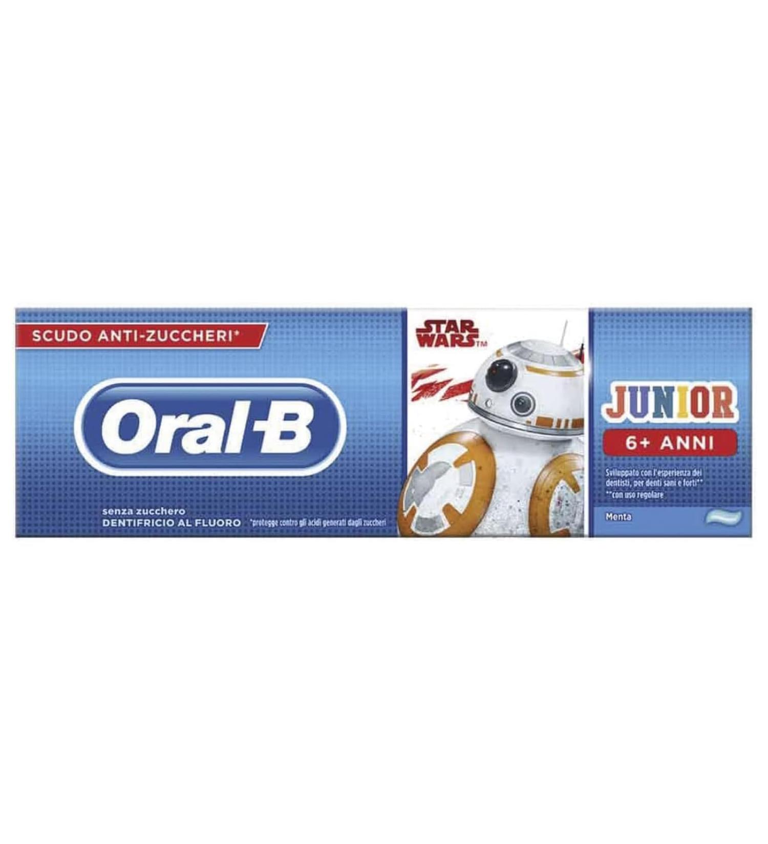 Oral-B Junior Star Wars Toothpaste 75 ml with Disney characters for children aged 6 and over