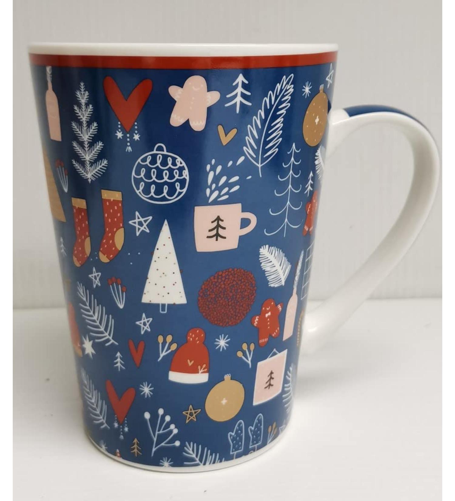 NEAVITA Mug Warmy Tea Cup Blue 500 ml - Buy Online on GoSupps.com