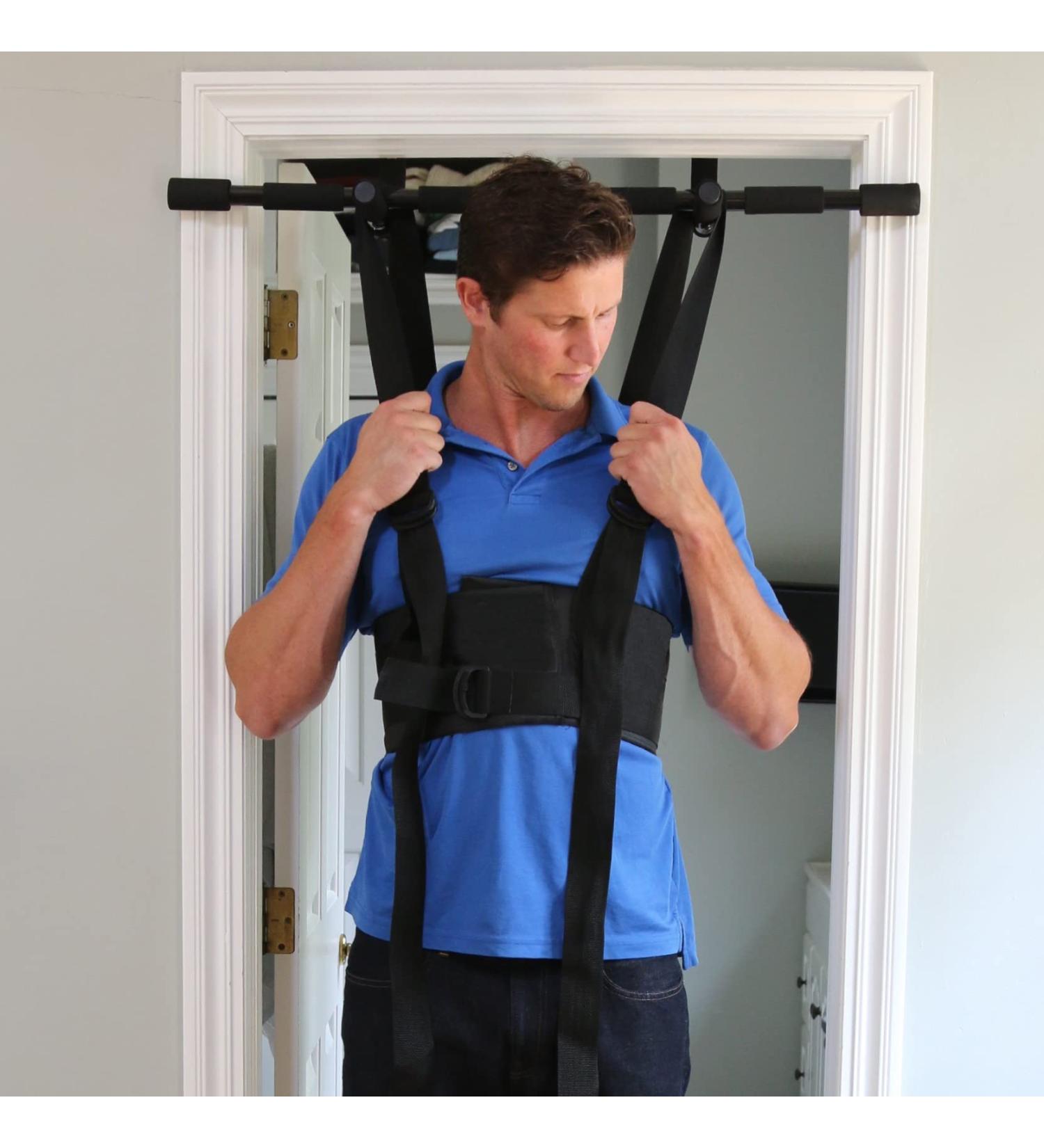 Sit and Decompress Back Stretcher - Chiropractor Designed Therapy for Spine Decompression and Back Realignment - Made in USA - Medium Size (Pack of 1) - Buy Online on GoSupps.com