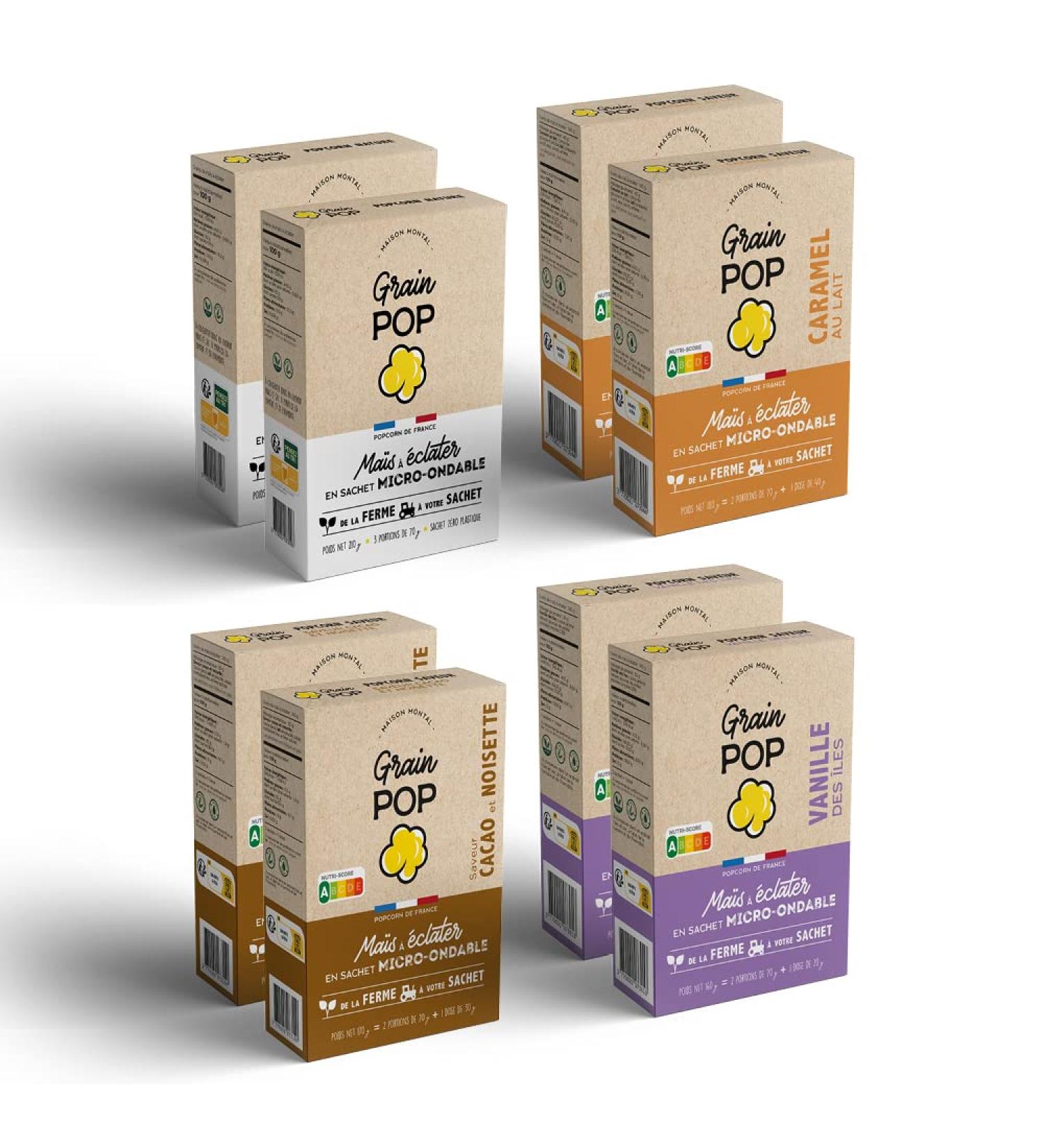 Microwaves Popcorn Grain Popcorn Popcorn Popcorn – Grain Pop – GrainPop Discovery Pack (Sweet)