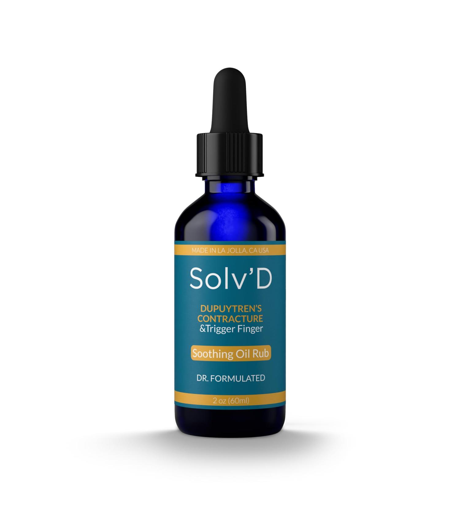 SOLV'D Natural Relief for Dupuytren s Contracture | A Powerful Blend of Mixed Tocopherols Rose HIPS and DMSO Reduces Scarring and restores Flexibility. Also for Gamer s Thumb & Trigger Finger! - Buy Online on GoSupps.com