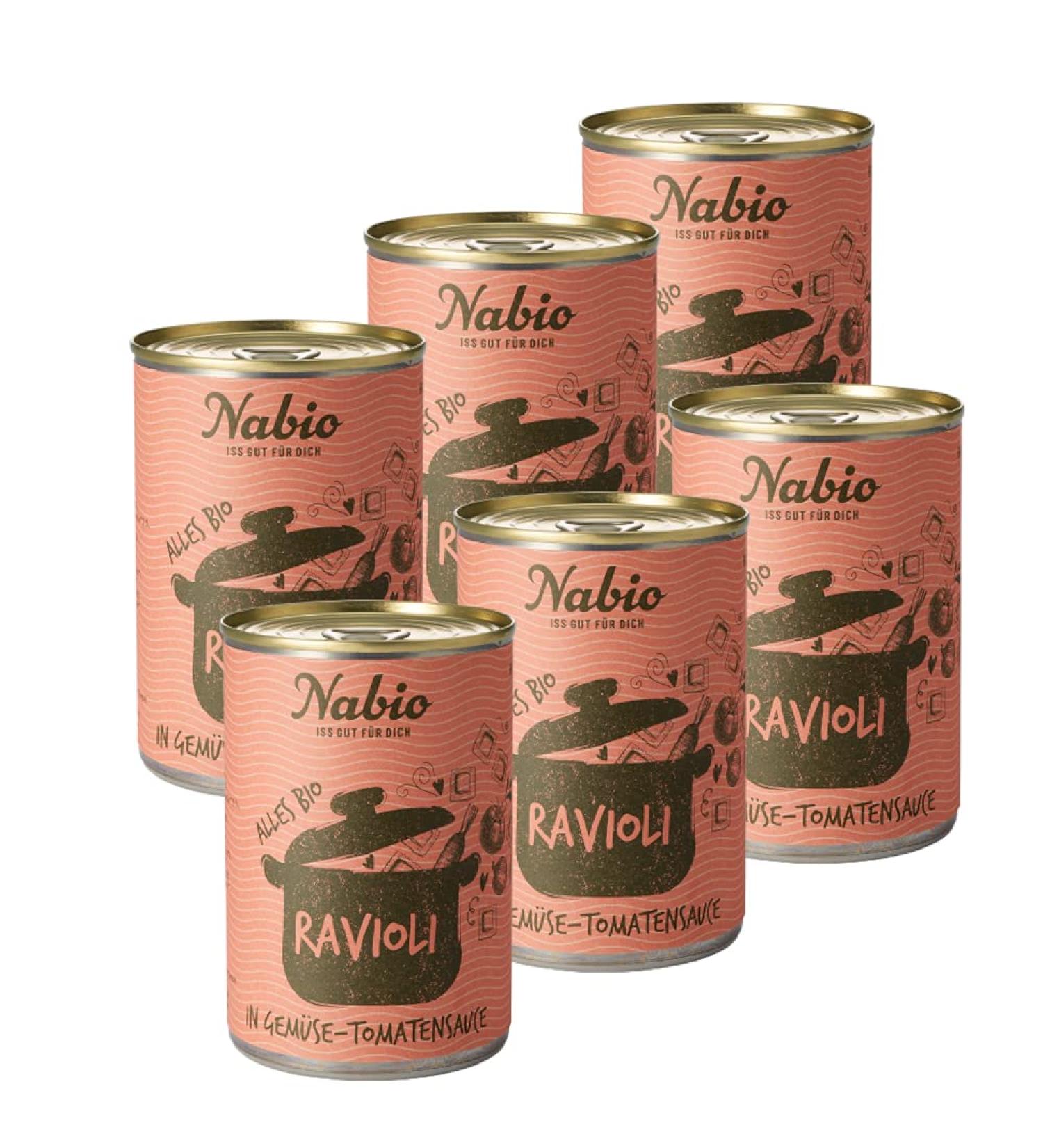 NABIO Ravioli in Vegetable Tomato Sauce - 400g | Vegan & Organic Pasta | International Shipping Available - Buy Online on GoSupps.com