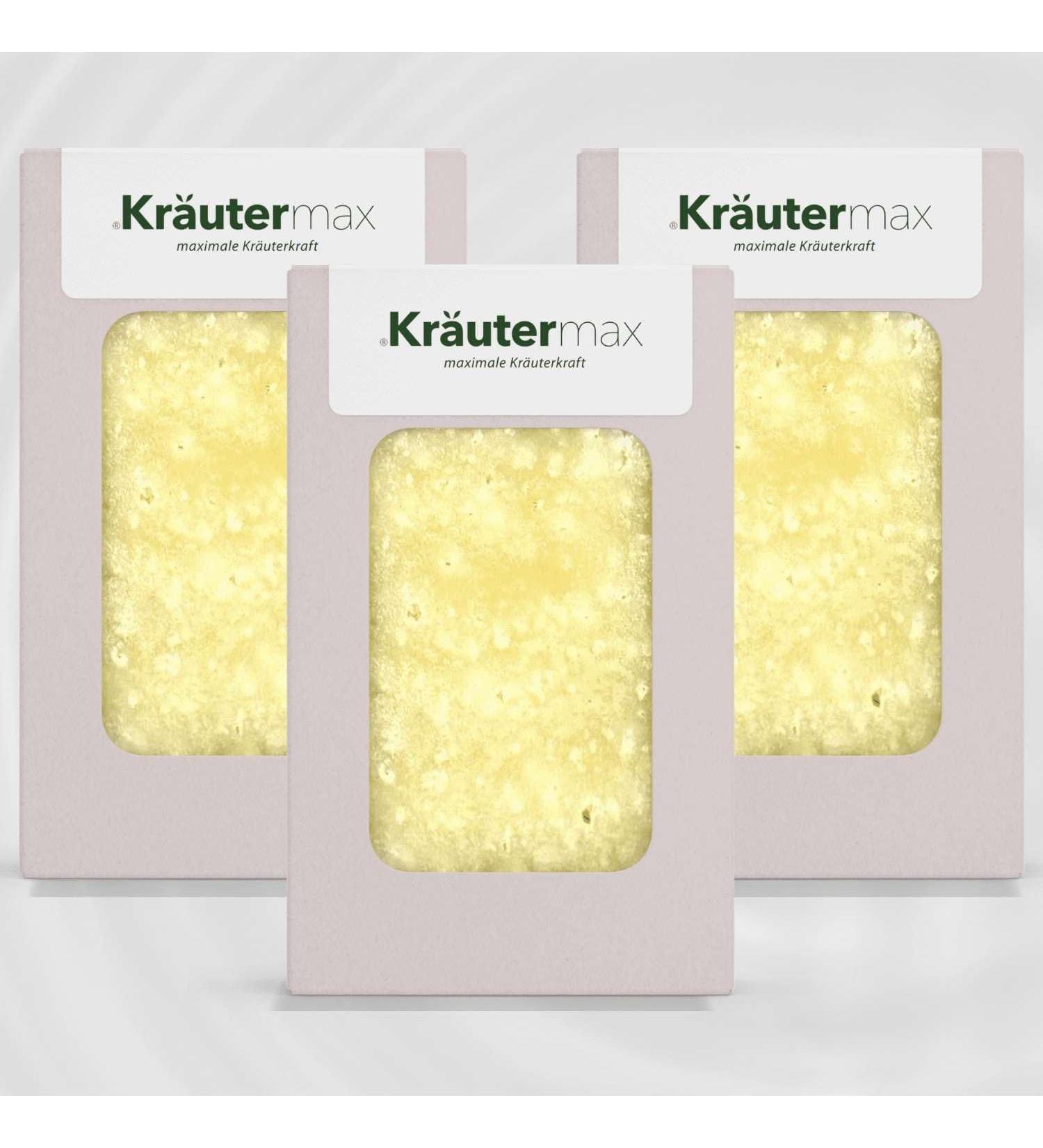  Kr utermax. Natural cosmetic sea salt soap - Natural soap for the skin - 3 x 100g - Buy Online on GoSupps.com