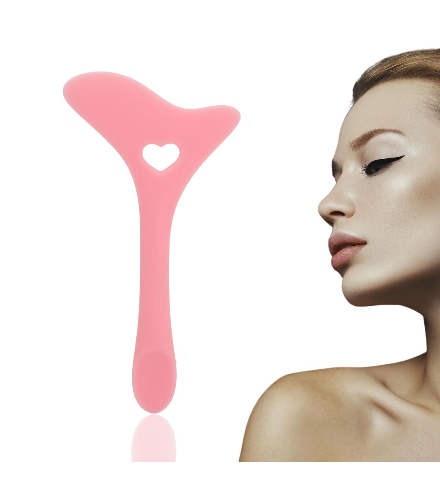 Eyeliner Stencils Wing Tips Eyeliner Aid Eyebrow Pencil Stencil Reusable Eye Liner Shadow Guide Template Multifunctional Lazy Quick Makeup Tool(Pink) - Buy Online on GoSupps.com