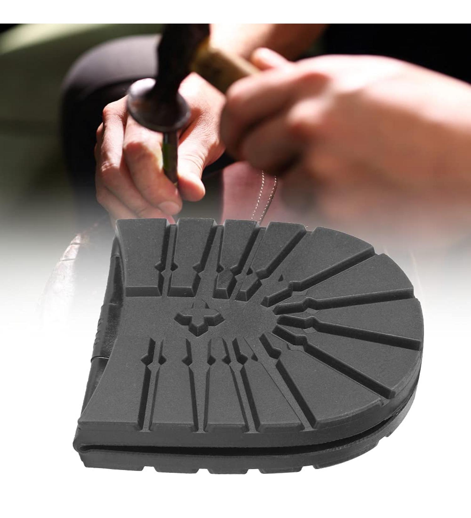 Rubber Half-Sols Replacement for Shoe Repair | Anti-Slip Black Heel Sole - Durable & Silent Boot Soles - Buy Online on GoSupps.com