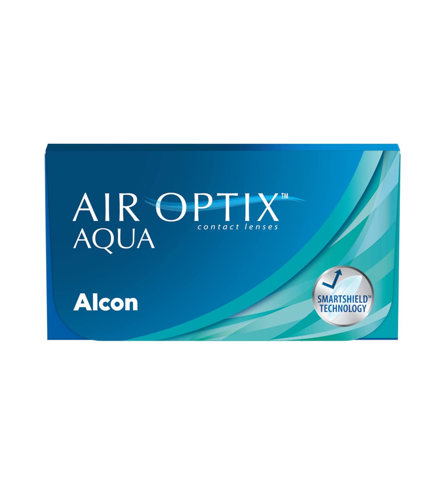 Buy Air Optix Aqua Monthly Soft Lenses - 6 Pack BC 8.6mm DIA 14.2mm +1.00D | Fast International Shipping - Buy Online on GoSupps.com