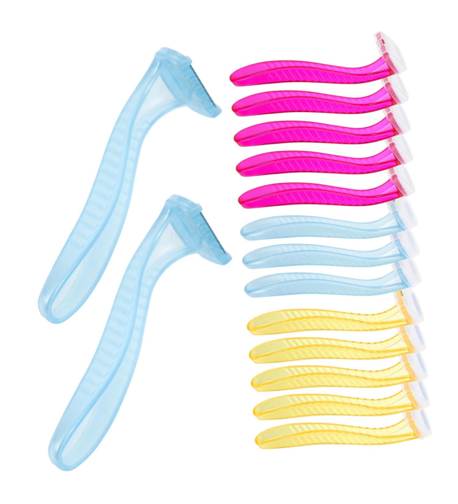 Adocarn 15-Piece Women's Shaver Set - Stainless Steel Hair Removal Abdominal Muscle Epilator & Brow Cutter Tool - Buy Online on GoSupps.com