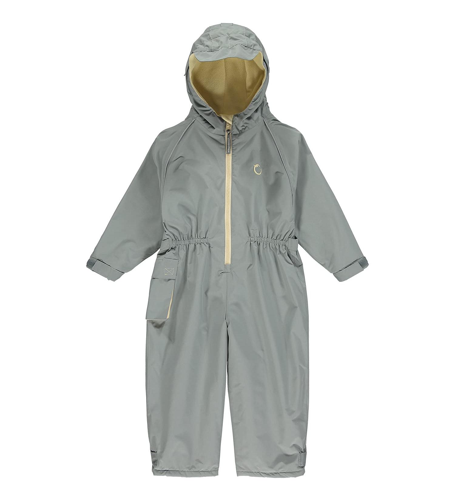 Hippychick Waterproof Fleeced Lined All In One Rainsuit 12-18 Months Grey - Kids Outdoor Clothing - Buy Online on GoSupps.com