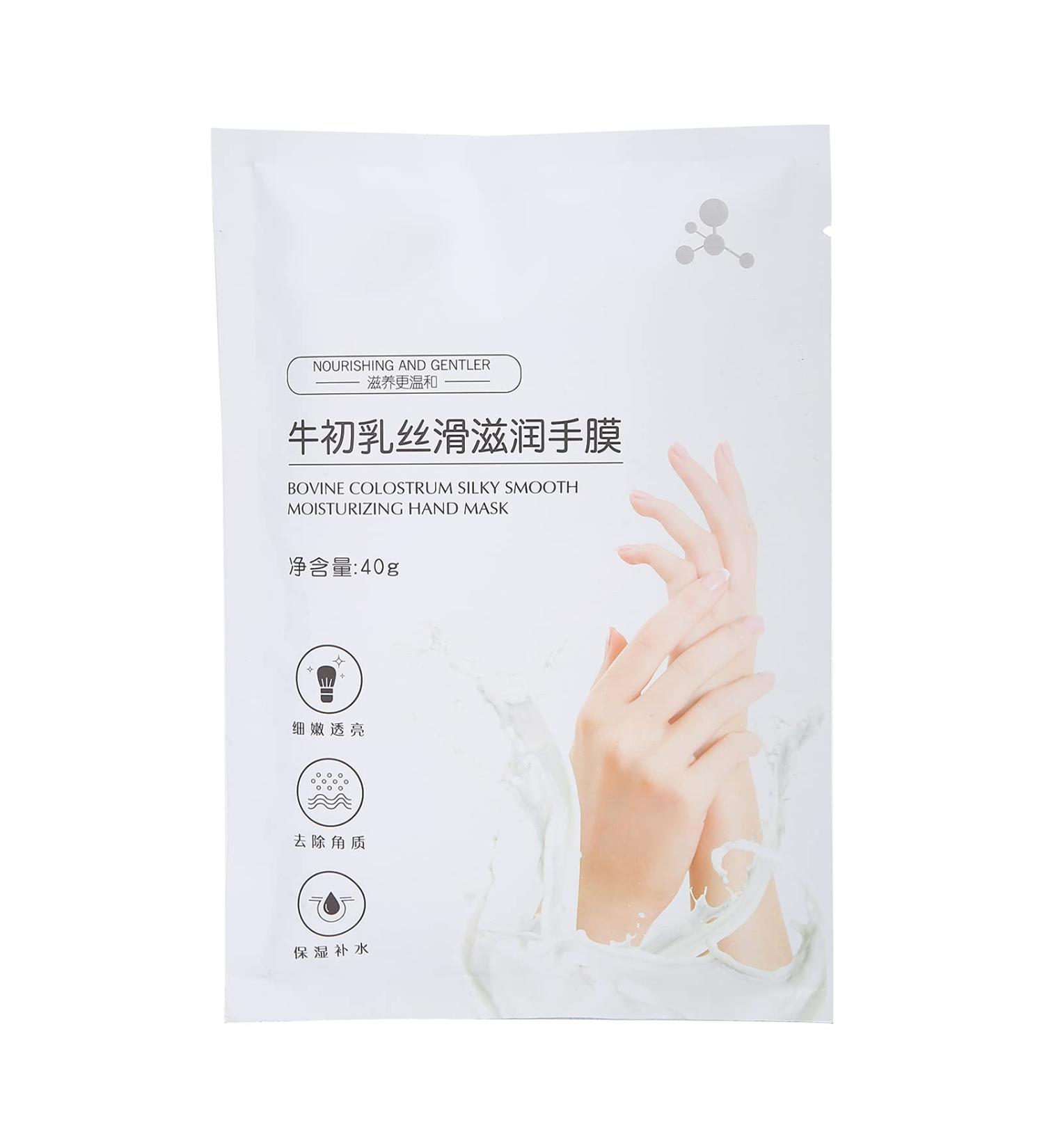 Moisturizing Hand Mask - Plant Extract Hand Peeling Mask for Soft Smooth Hands | Repair Dry & Rough Skin for Men & Women - Buy Online on GoSupps.com