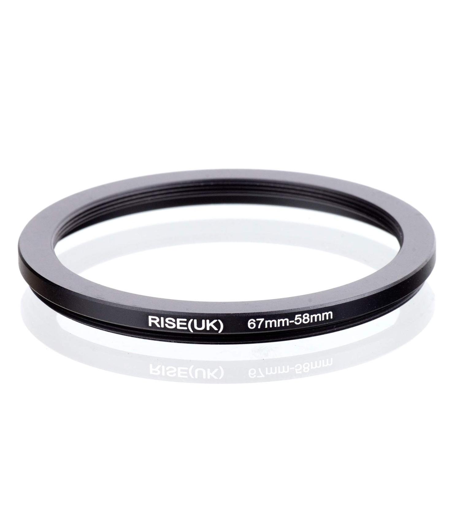 Rise(UK) Step Down Filter Ring Adapter 67mm-58mm - Buy Online on GoSupps.com