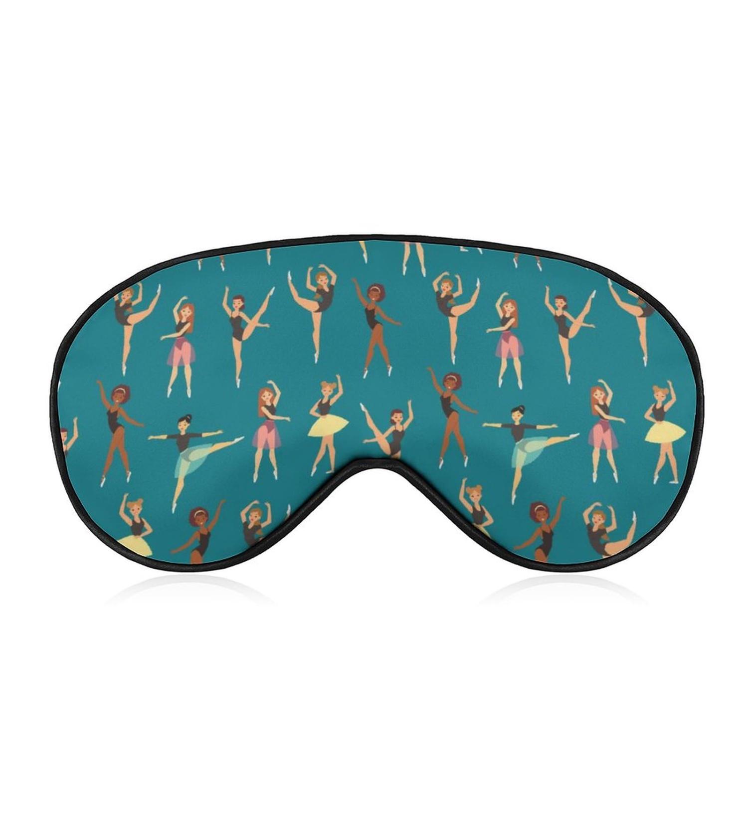 Dancing Ballerinas Sleep Mask - Adjustable Blindfold for Sleeping, Blocking Light - Men & Women - Buy Online on GoSupps.com