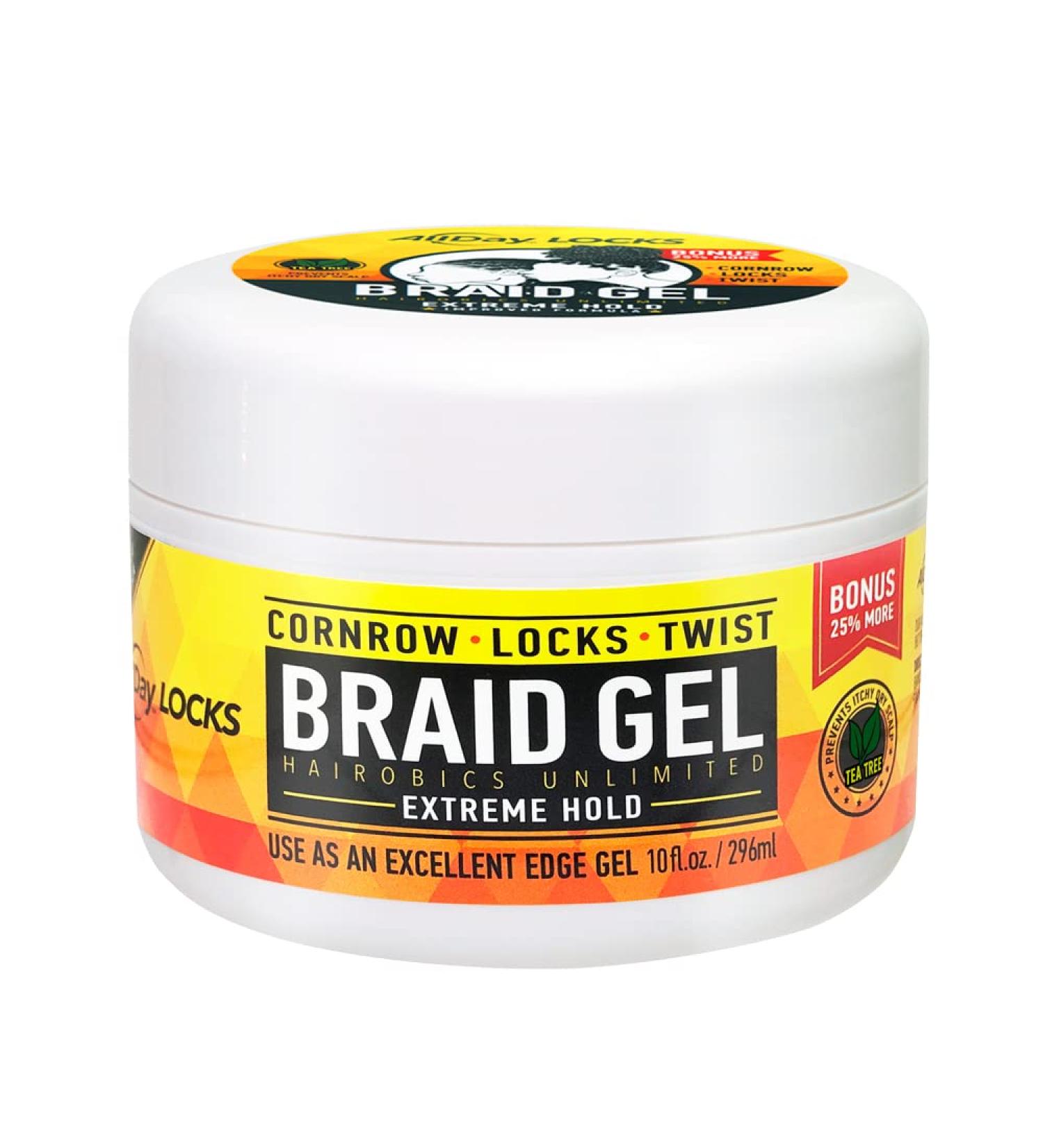 All Day Locks Braid Gel (Family Size) Lavender Peppermint 295.74 g (Pack of 1) - Buy Online on GoSupps.com