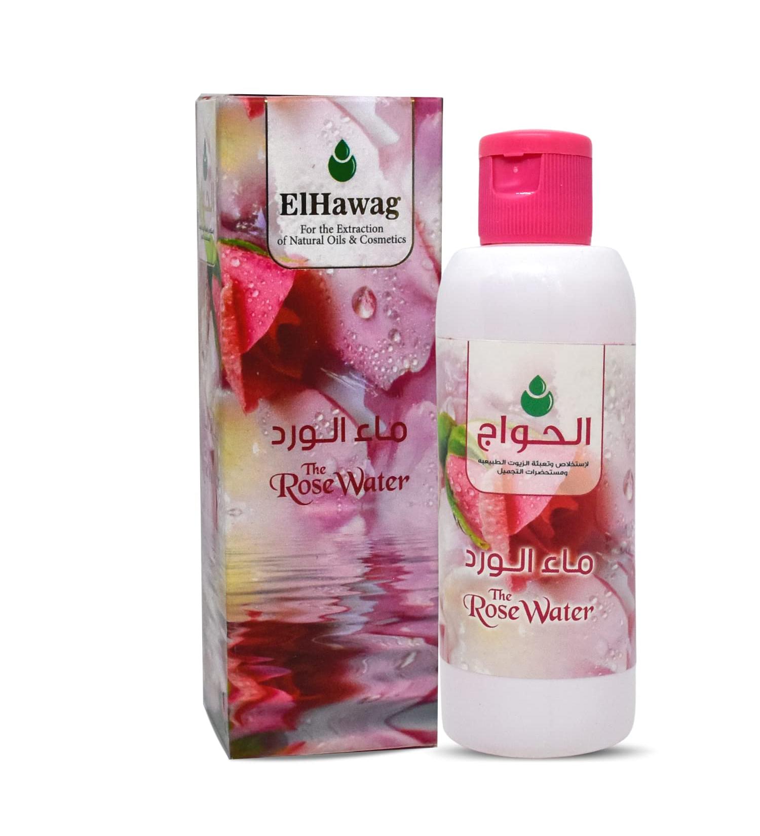 Buy Elhawag Rose Water - Natural Purified Roses for Refreshing Skin & Lasting Scent | 4.39 oz (130 ml) - International Shipping Available - Buy Online on GoSupps.com