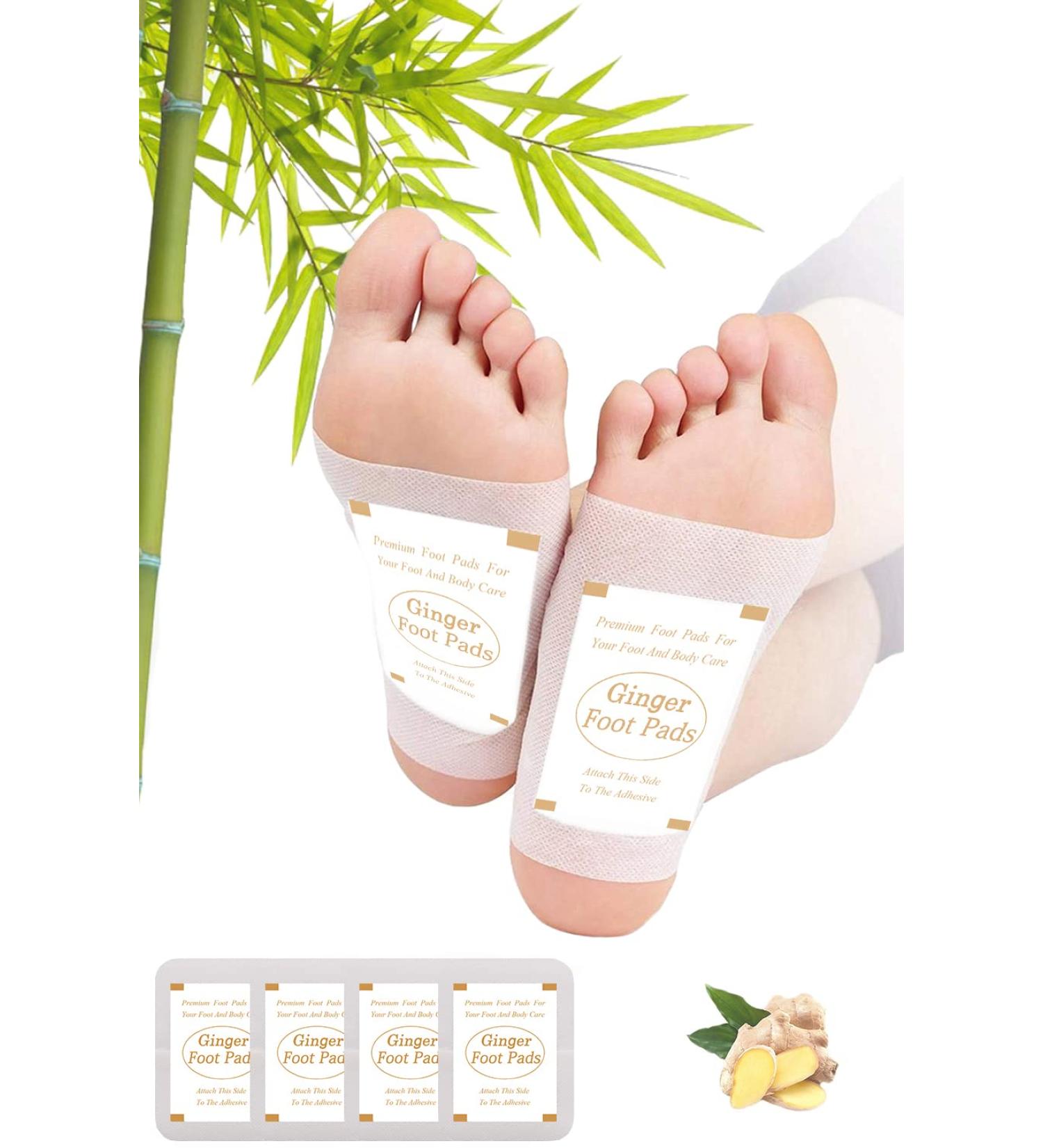 Premium Ginger Foot Pads for Foot & Body Care - 20 PCS | All Natural Ingredients for Better Sleep & Wellness - Buy Online on GoSupps.com