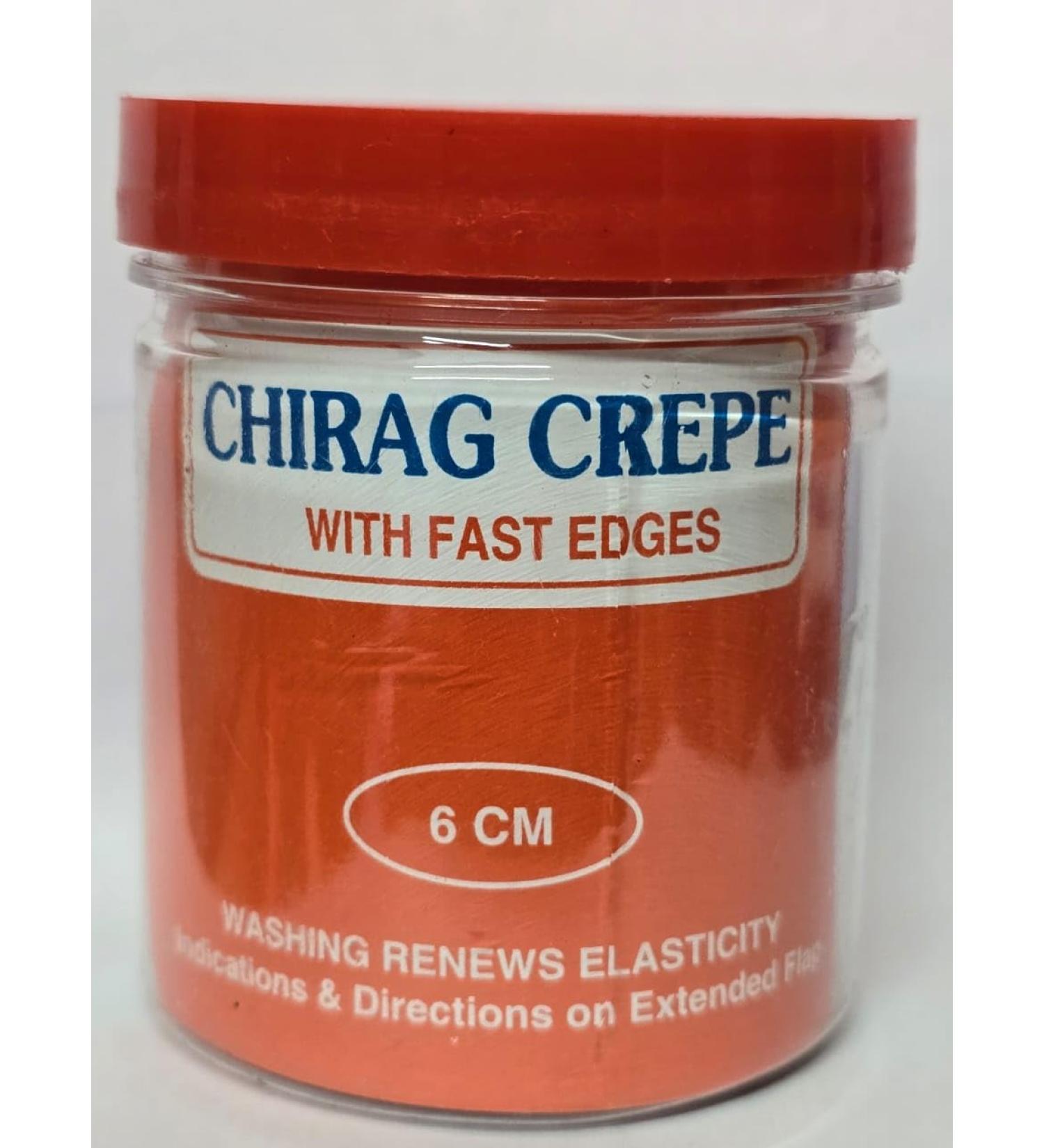 Chi-rag Crepe Bandage for Sports Injuries - 6cm x 4m for Knee Finger Wrist Ankle Support - International Shipping Available - Buy Online on GoSupps.com