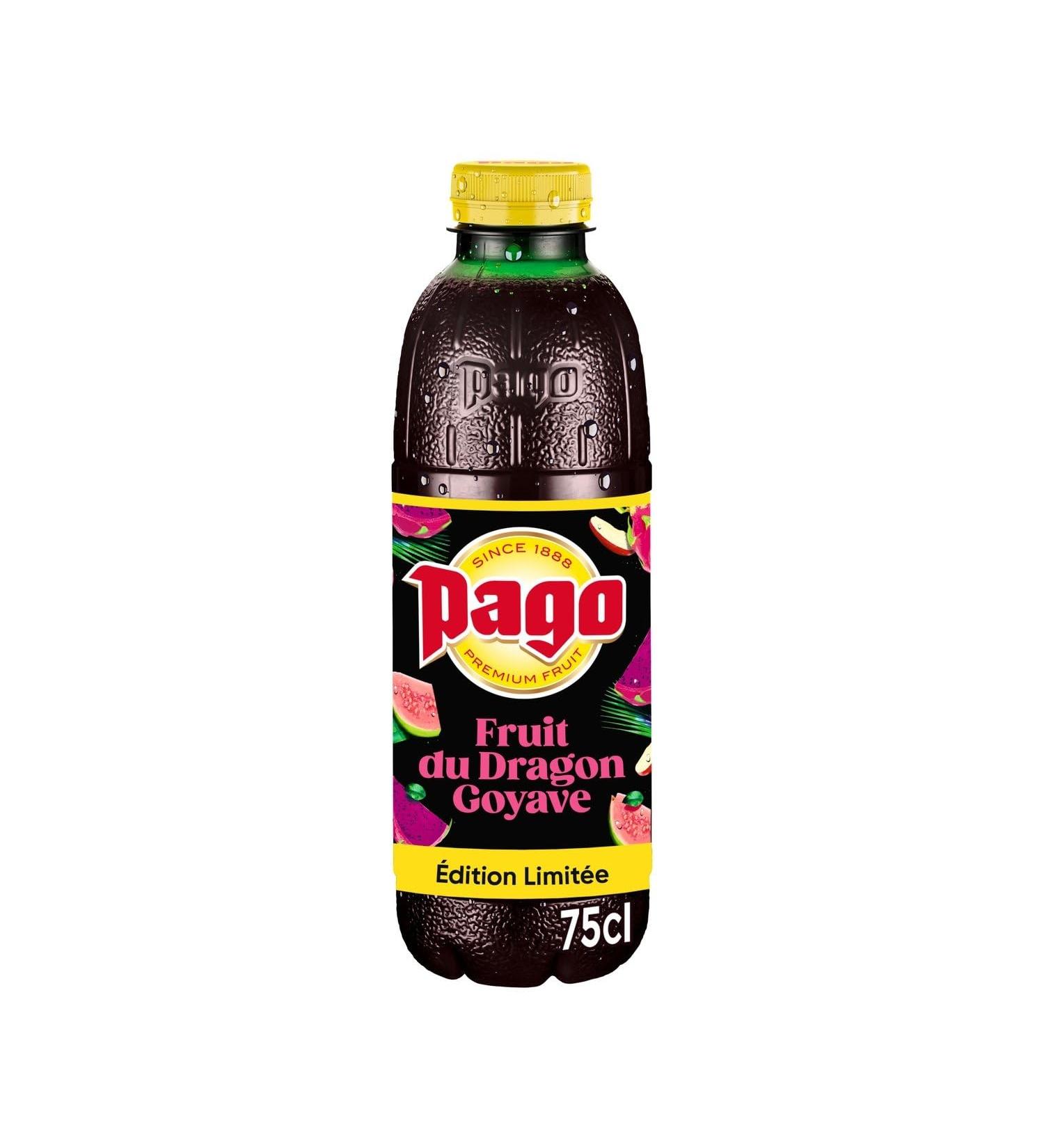 Jus Fruit du Dragon Goyave PAGO - la bouteille de 75cL Lot De 4 - Par Lot