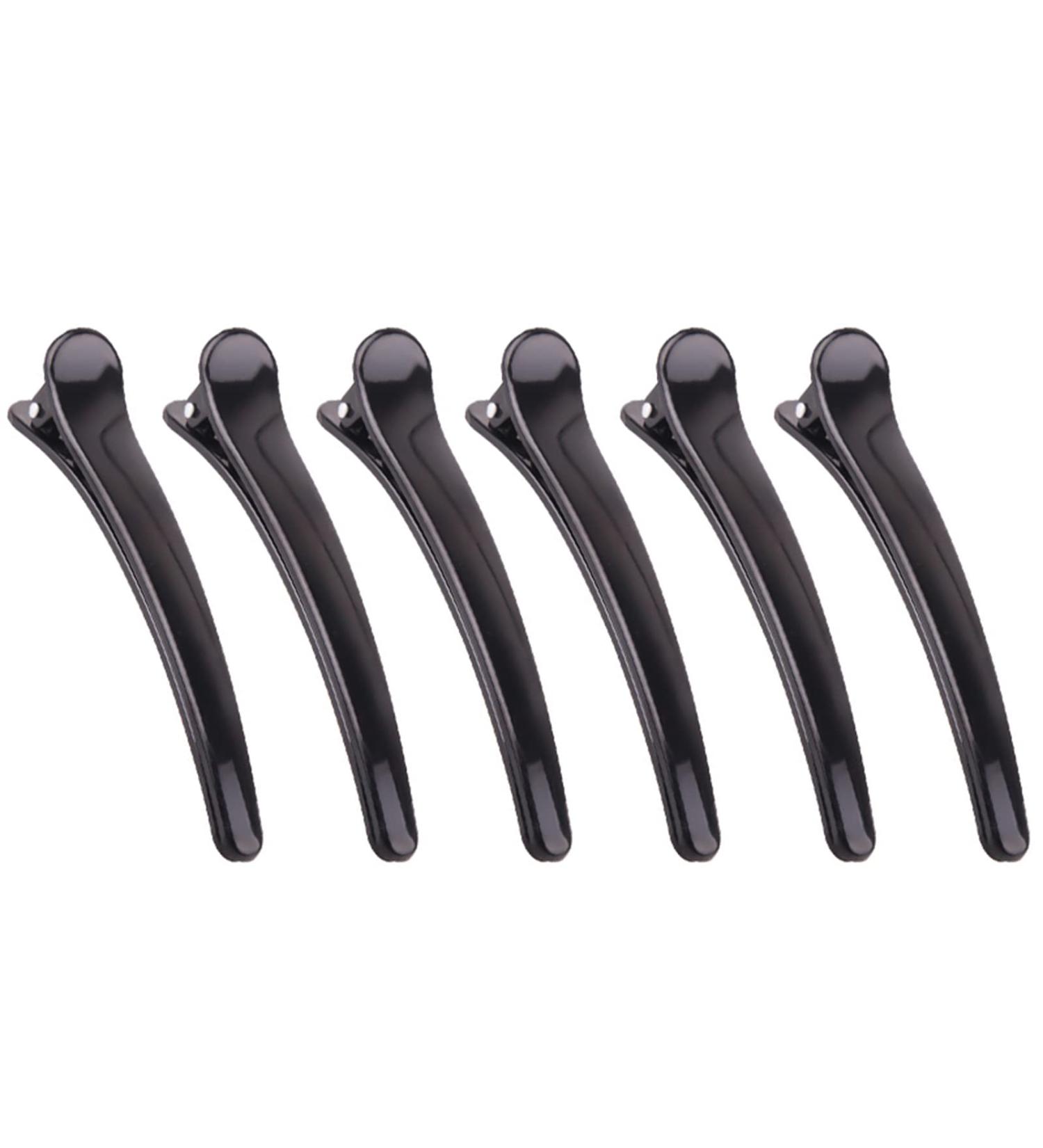 Lamkrtlp 6pcs Hair Sectioning Clips Plastic Hairdresser Clips Non Slip No-Trace Duck Billed Hair Clips Hair Clips for Styling for Hairdresser Women Men - Buy Online on GoSupps.com