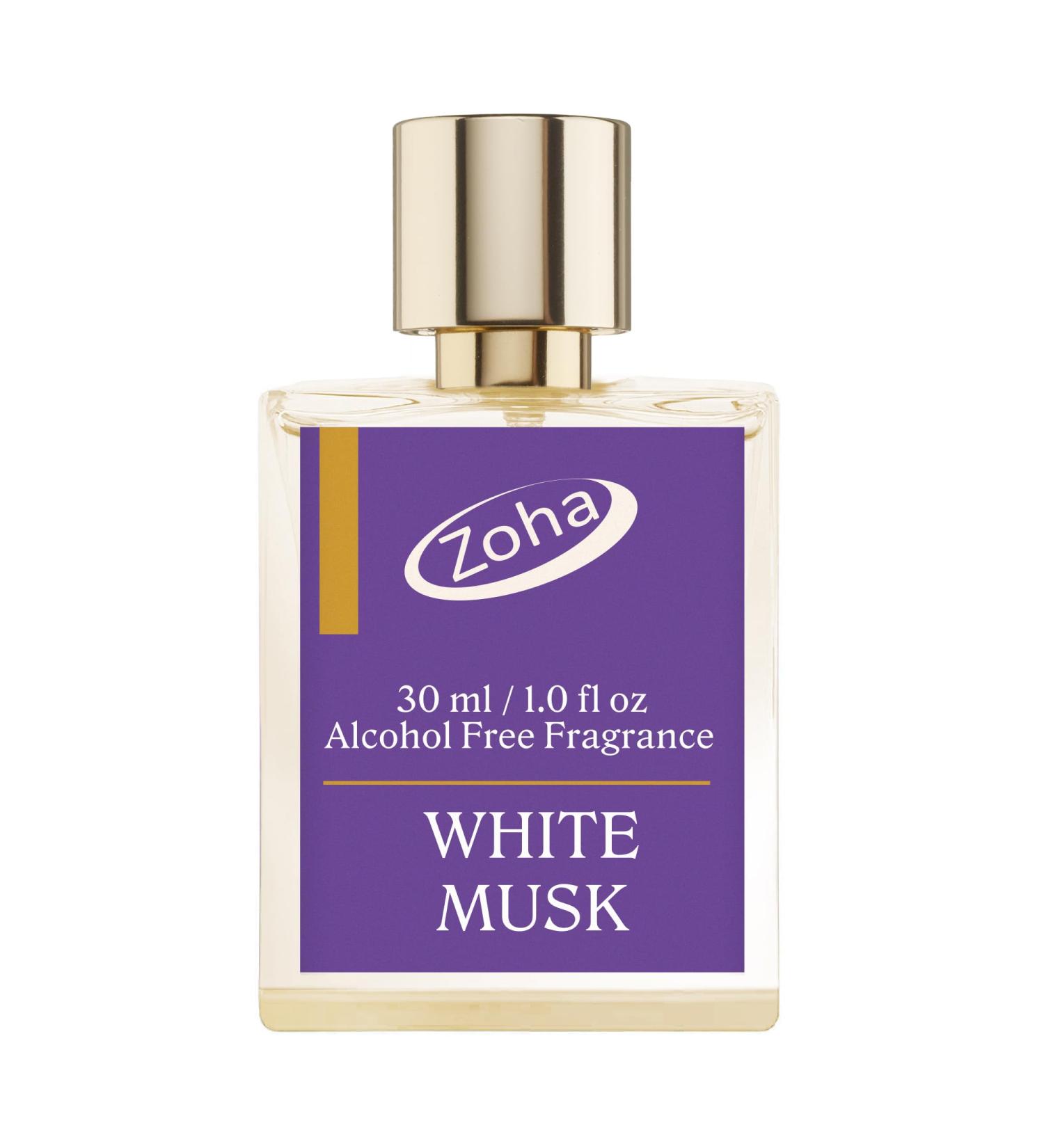 Zoha White Musk Oil Perfume for Women & Men Roll On Perfume Oil and Musk Perfume Spray Alcohol Free Skin Moisturizing Musk Oil Perfume 1 Fl Oz (Pack of 1) - Buy Online on GoSupps.com