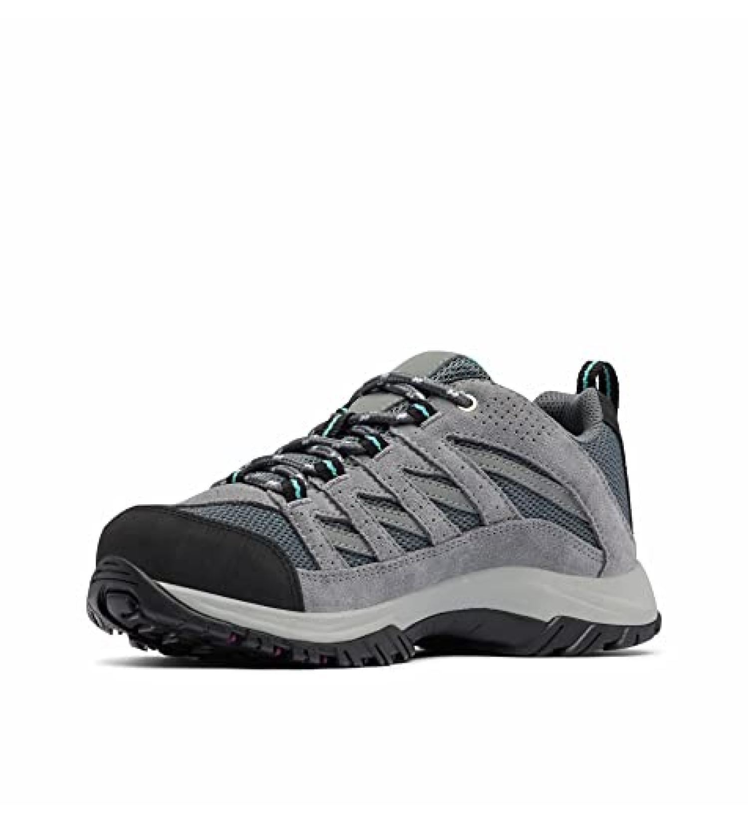Columbia Women's Crestwood Hiking Shoe 7.5 Graphite/Pacific Rim - Lightweight & Durable - Buy Online on GoSupps.com