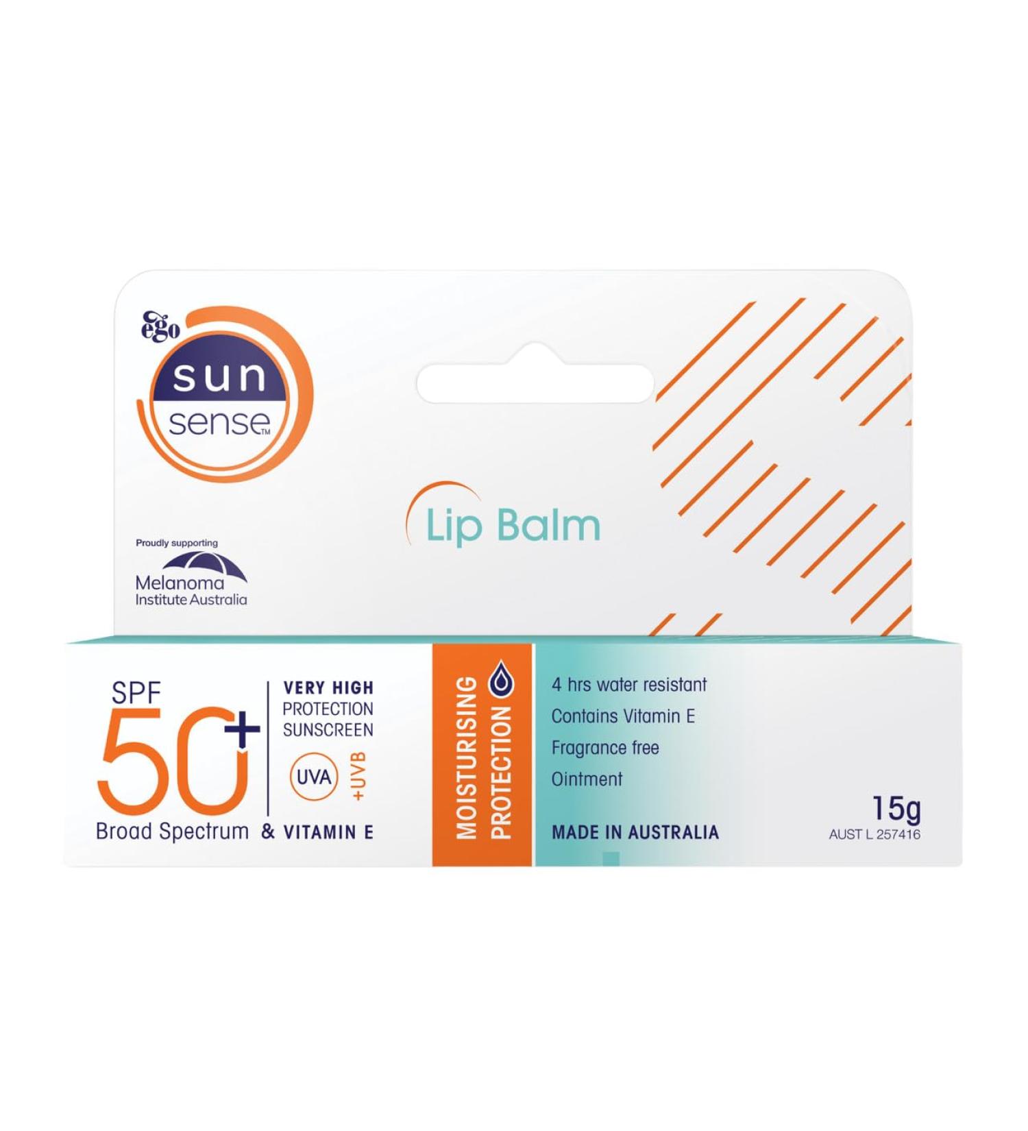 Buy Sunsense SPF 50+ Lip Balm 15g - Best Sunscreen Lip Protection for Dry Lips - International Shipping Available - Buy Online on GoSupps.com
