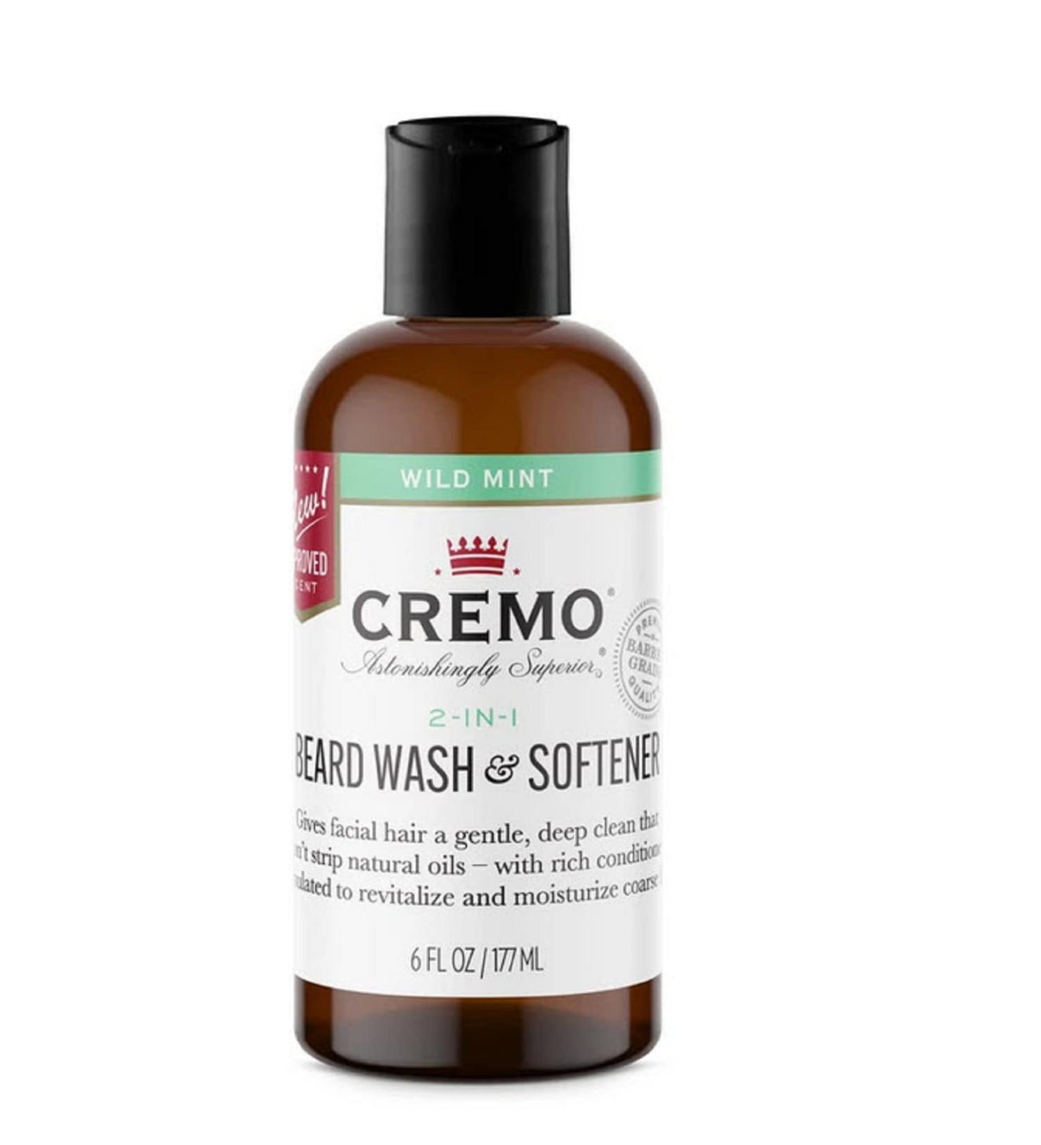 Cremo All-In-One Beard & Face Wash - Mint Blend 6 fl oz | Refreshing Cleanse for Men - Buy Online on GoSupps.com