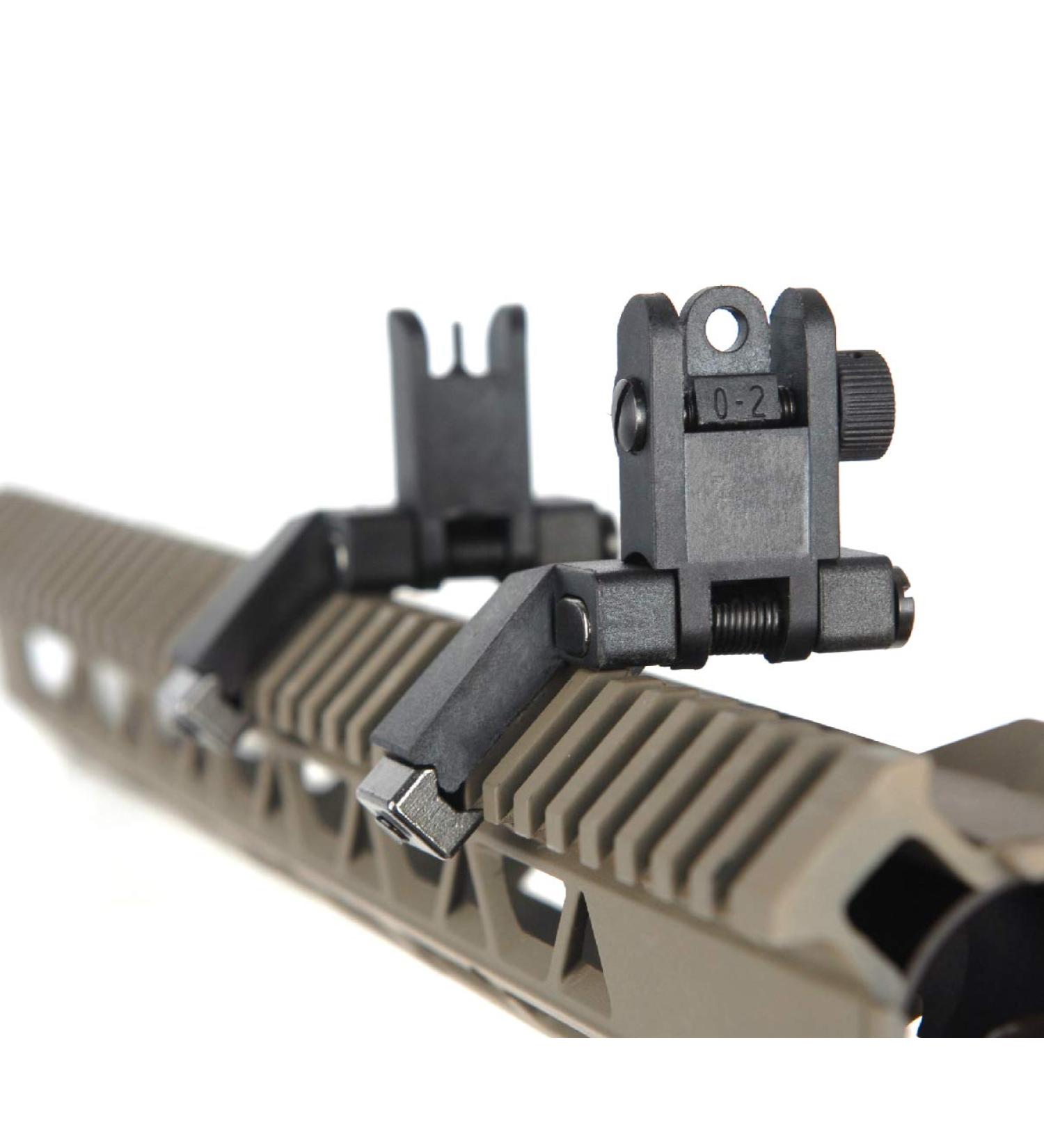 Ultralight Flip Up Sight Set - 45 Degree Offset Front & Backup Rear Sight - Buy Online on GoSupps.com