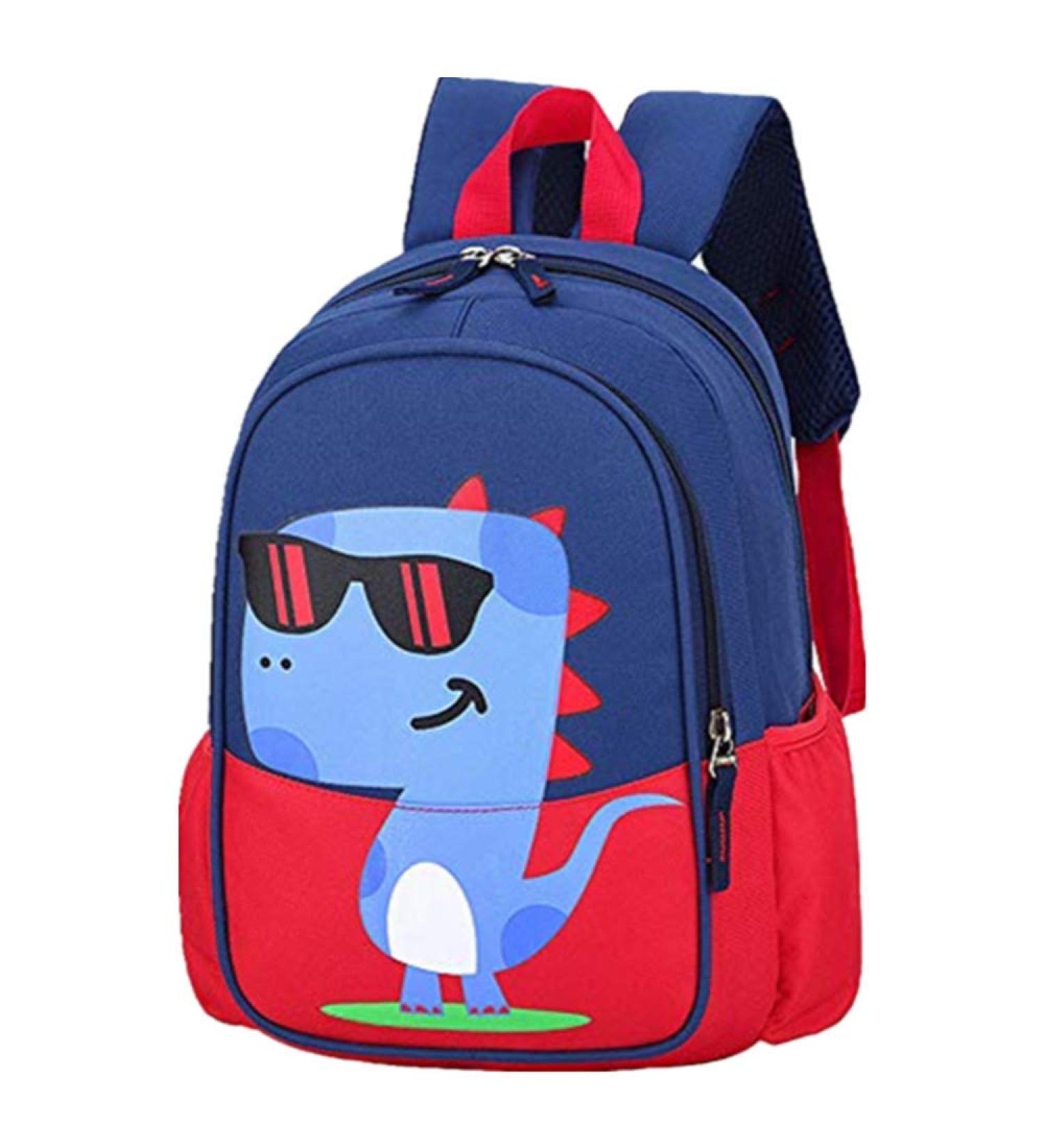 POWOFUN Kids Toddler Preschool Travel Backpack - Cute Cartoon Waterproof Daypack (Dinosaur Red) - Buy Online on GoSupps.com