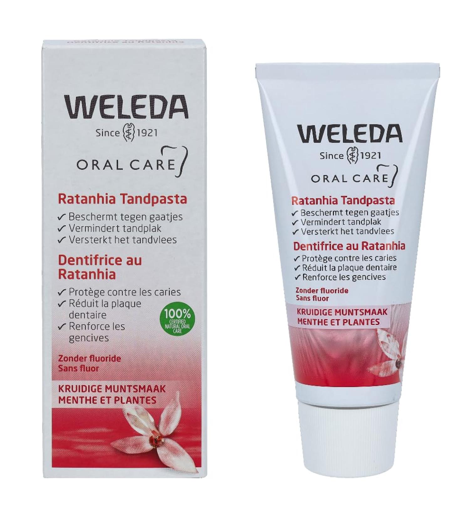 Weleda Ratanhia Toothpaste 75 ml - Buy Online on GoSupps.com