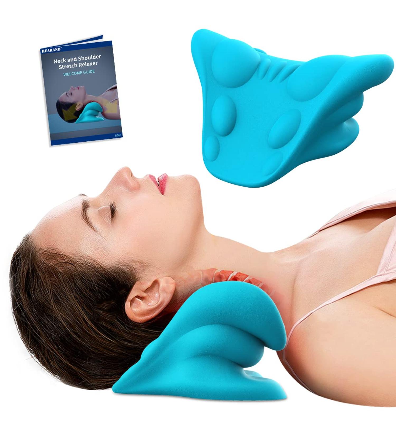 3-in-1 Neck Stretcher for Neck & Shoulder Relaxation | Relieve Pain & Align Cervical Spine - Buy Online on GoSupps.com