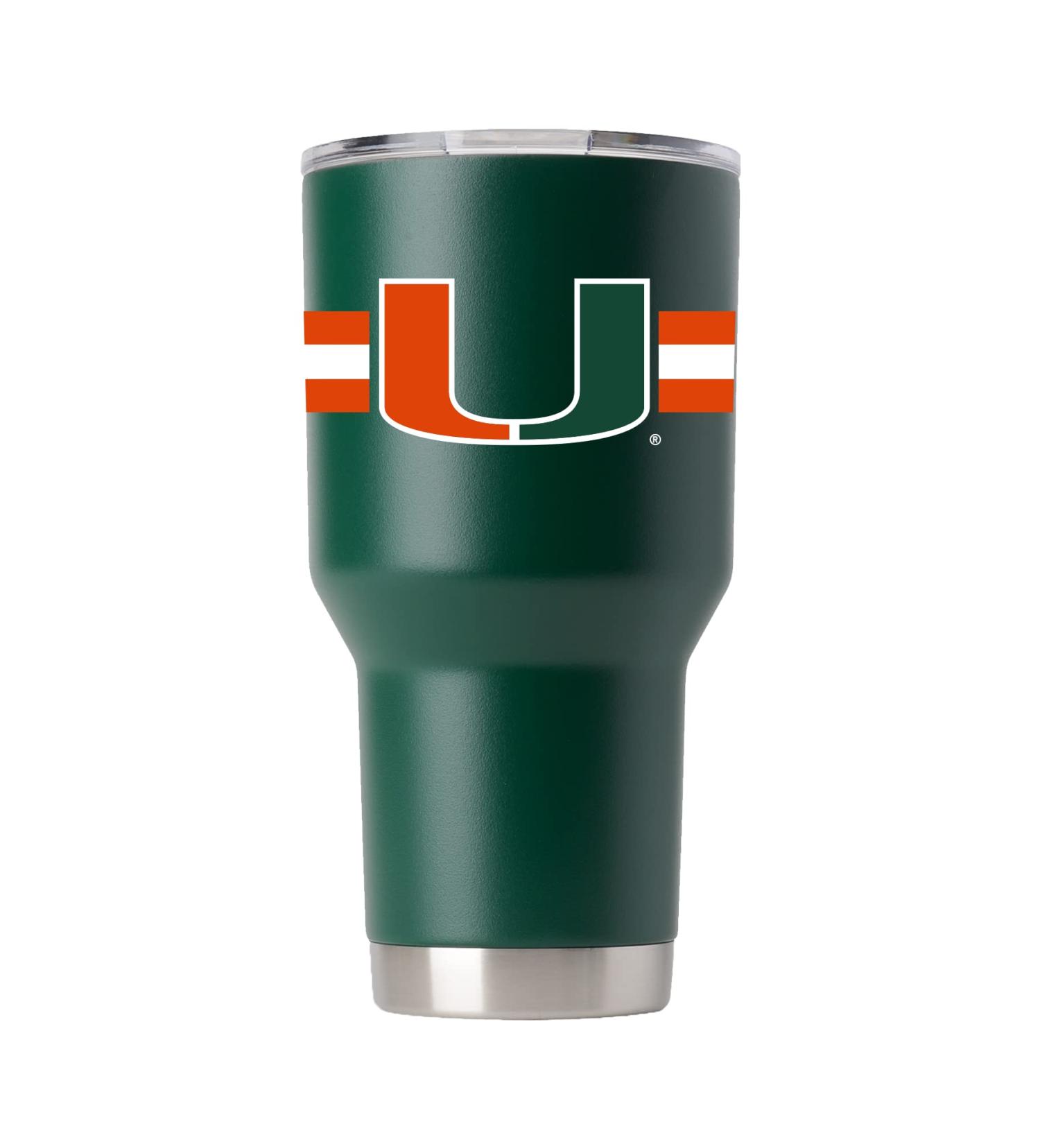 Gametime Sidekicks Miami 30oz Green Tumbler - 360 Wrap