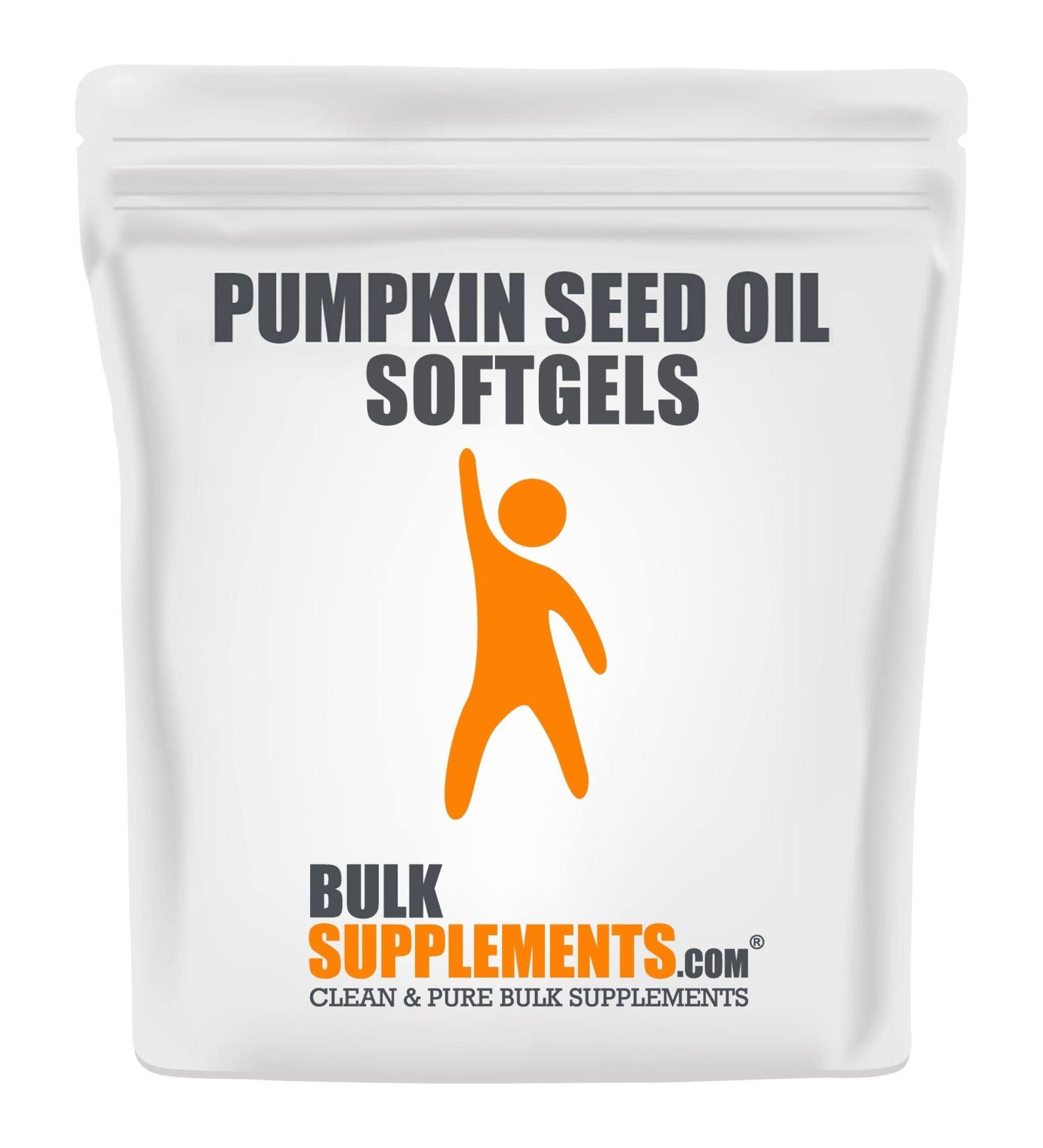 BulkSupplements Pumpkin Seed Oil 1000mg Softgel - Hair Support Supplement - 300 Count Capsules - Buy Online on GoSupps.com