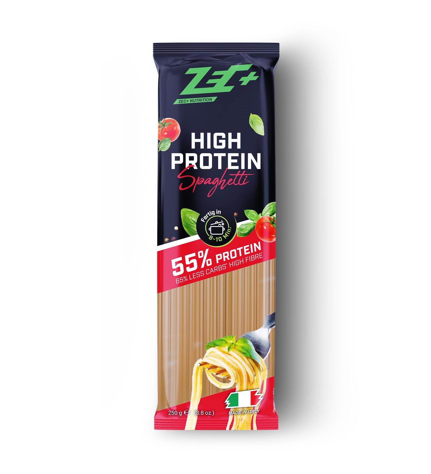 Buy ZEC+ Protein Spaghetti 250g - High-Protein Pasta for Healthy Meals | International Shipping Available - Buy Online on GoSupps.com