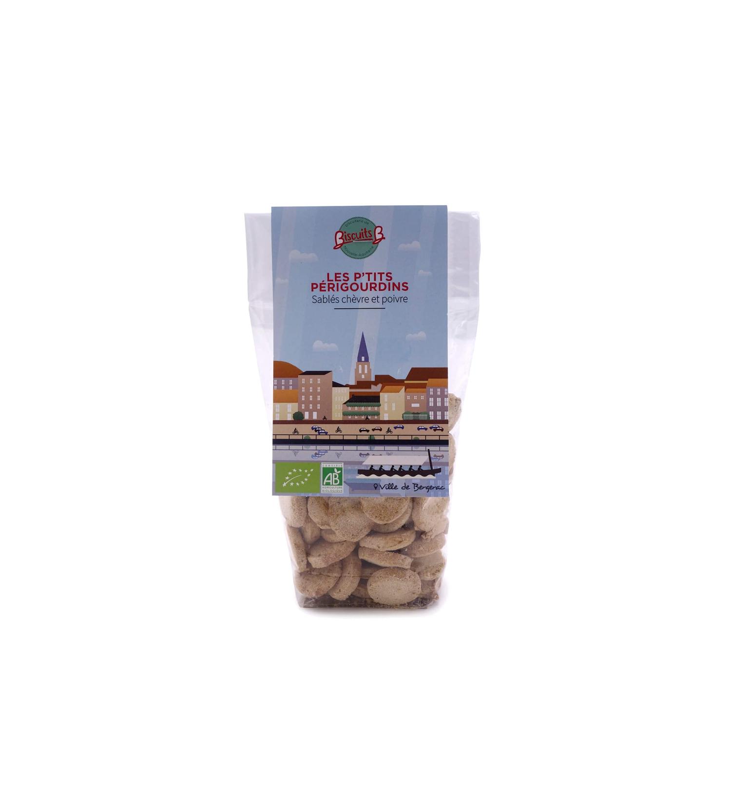 Goat cheese and pepper shortbread - 150g