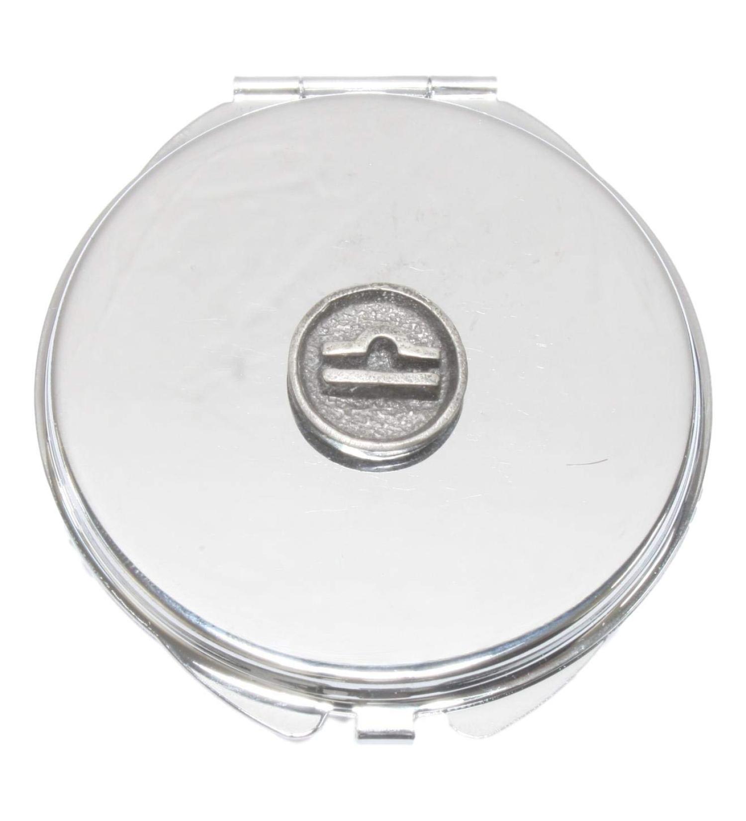 Libra Zodiac Compact Mirror Handbag Gift With Free Engraving 220 - Buy Online on GoSupps.com