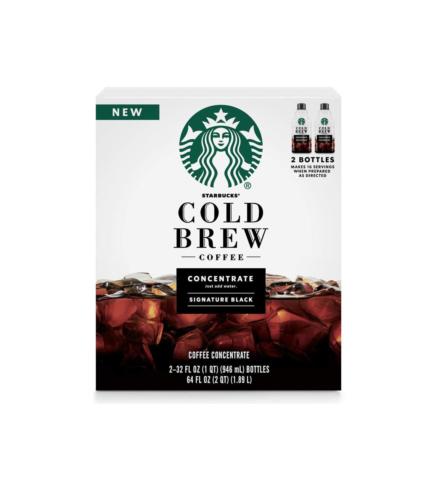 Starbucks Cold Brew Concentrate, Signature Black, 32 FL OZ