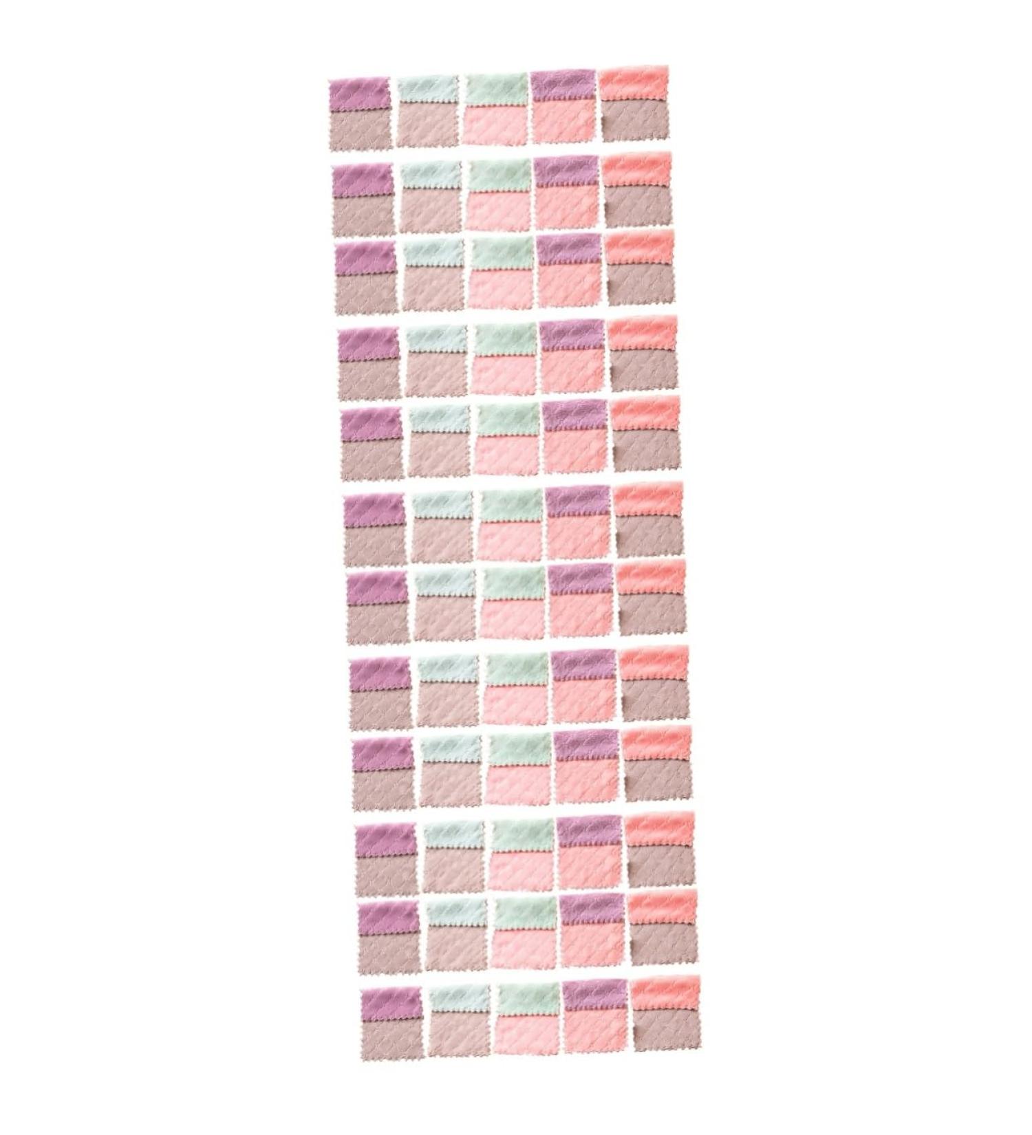 Solustre 60-Piece Microfiber Cleaning Cloth Set - Kitchen Dish Towels in 3 Colors | Durable Absorbent & No-Spill Cloths for Effortless Cleaning - Buy Online on GoSupps.com