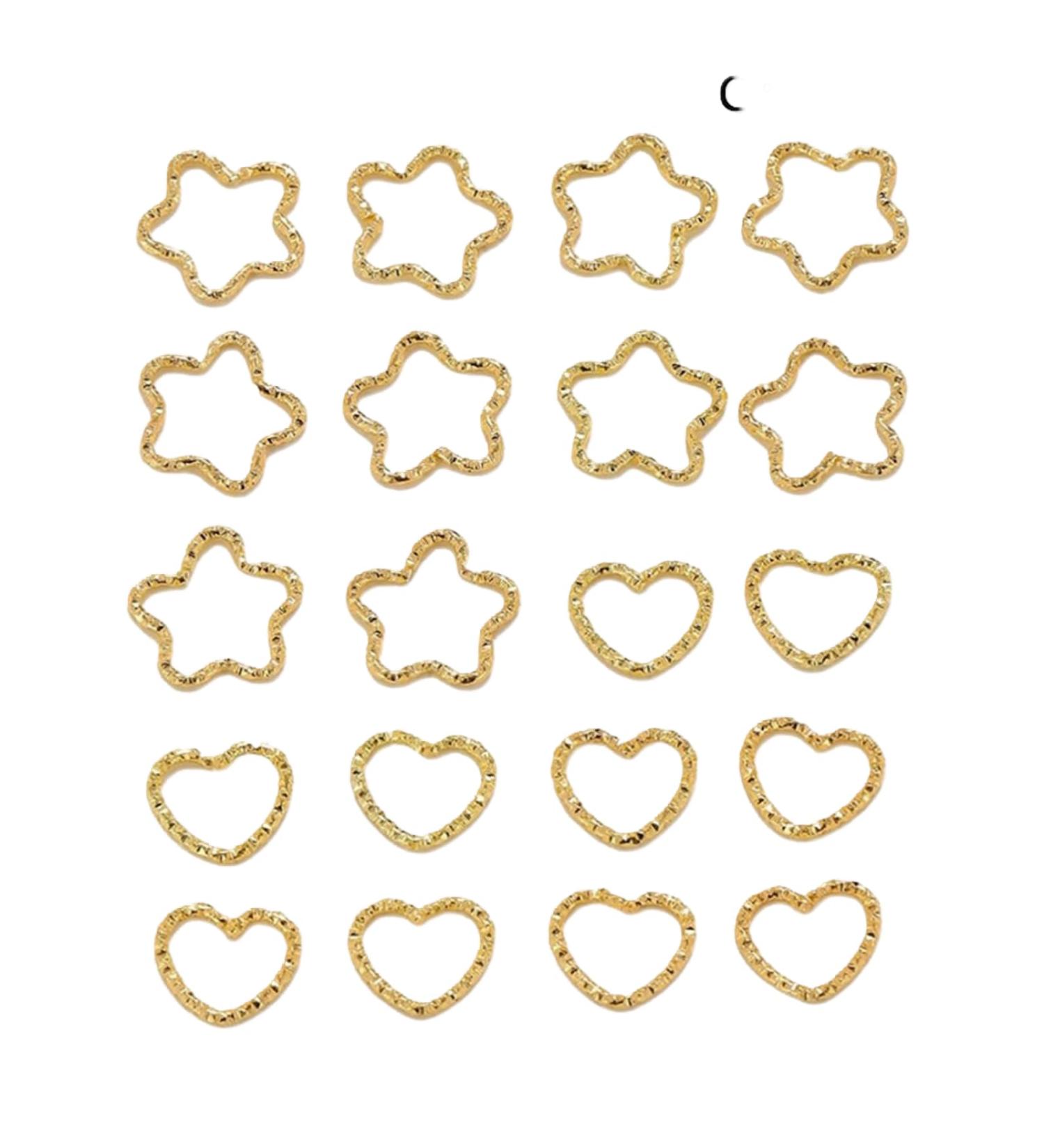 20/30 PCS Hair Beads Dreadlocks Hair Jewelry Women Braiding Hair Rings Clips Accessories Metal Cuffs Decoration C 20PCS - Buy Online on GoSupps.com