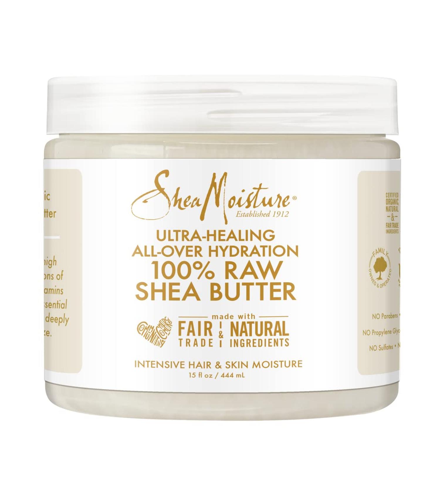 SheaMoisture Raw Shea Butter Body Lotion - Intensive Moisture for Dry Skin - Sulfate-Free - 15oz - Buy Online on GoSupps.com