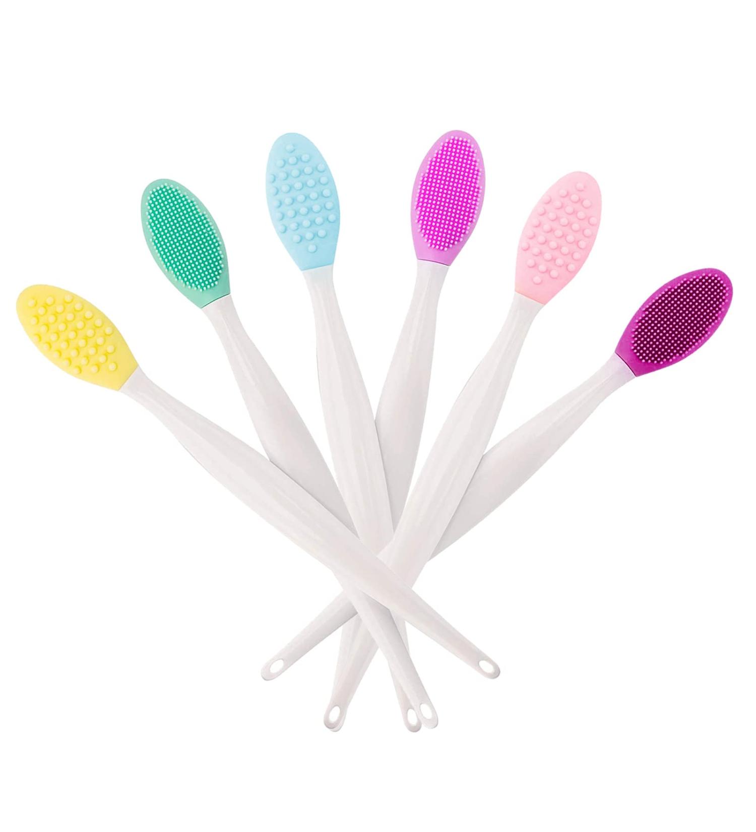 Silicone Lip Brush Double-sided Lip Brush Soft Cleaning Lip Brush Beauty Tool Silicone Lip Brush Bulk - Buy Online on GoSupps.com