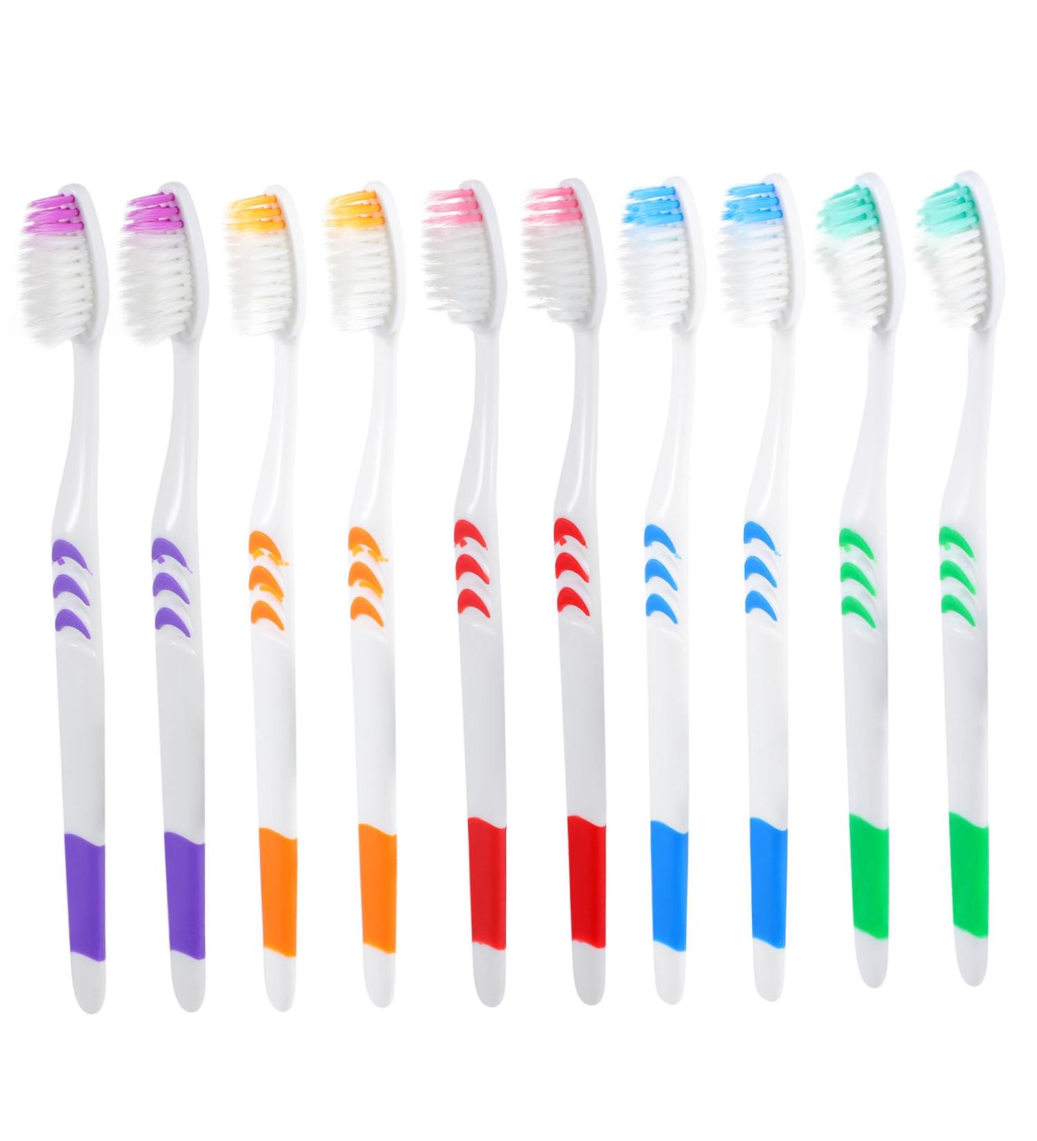 Mobestech 30-Pack Soft Disposable Toothbrushes for Adults & Kids | Affordable Travel Cleaning Brush for Sensitive Teeth - Buy Online on GoSupps.com
