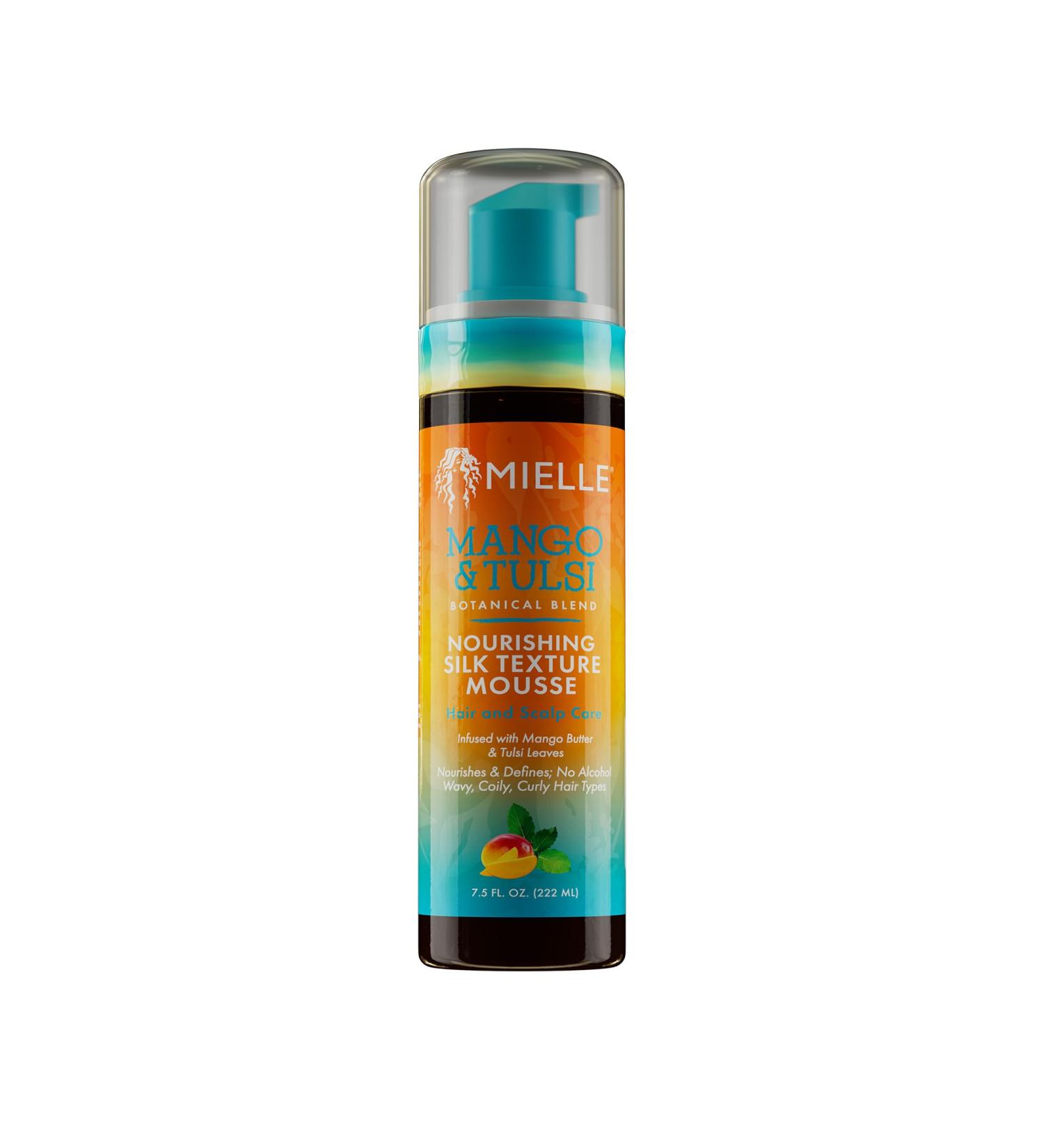 Mielle Organics Mango & Tulsi Hair Nourishing Silk Texture Mousse 7.5 Ounce