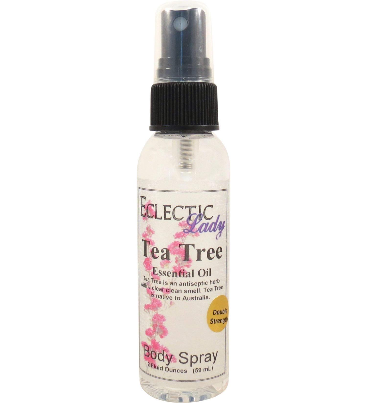 Tea Tree Essential Oil Body Spray (Double Strength) 2 ounces Body Mist for Women with Clean Light & Gentle Fragrance Long Lasting Perfume with Comforting Scent for Men & Women Cologne with Soft 2 Fluid Ounces (Double Strength) - Buy Online on GoSupps.com