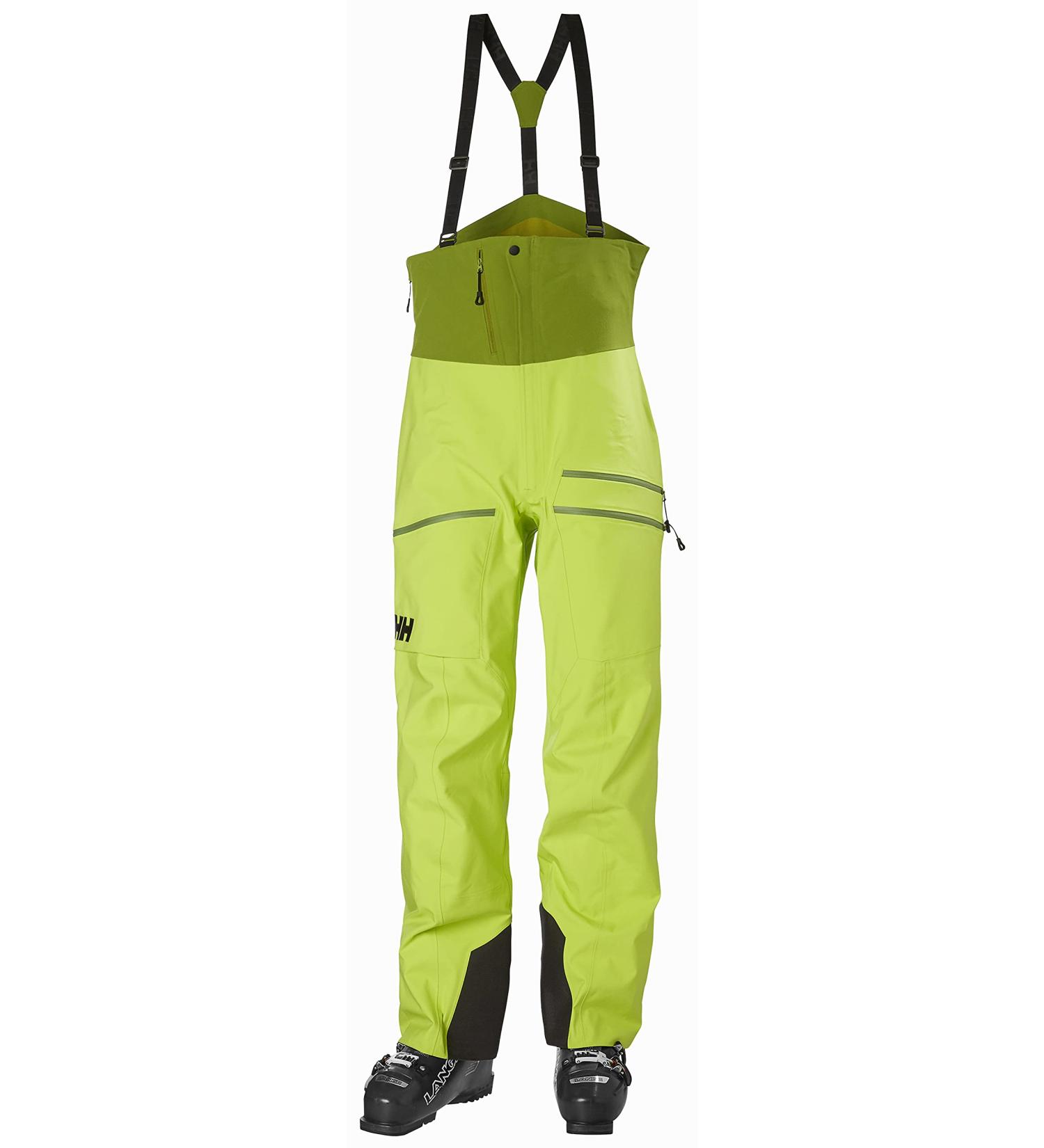 Helly Hansen Men's Odin Mountain 3L Shell Bib Pants - L Azid Lime | International Shipping Available - Buy Online on GoSupps.com