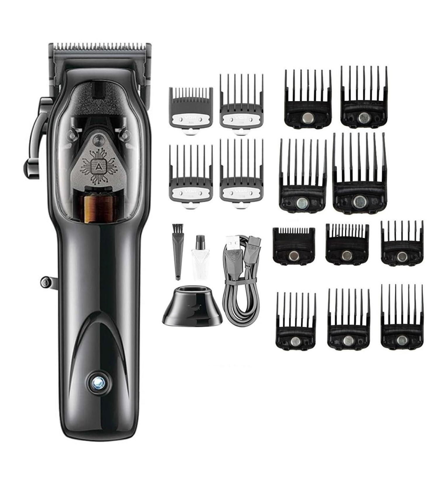 Professional Hair Clippers for Men - DLC Blade 9000RPM Trimmer with 10PC Comb Set - International Shipping Available - Buy Online on GoSupps.com