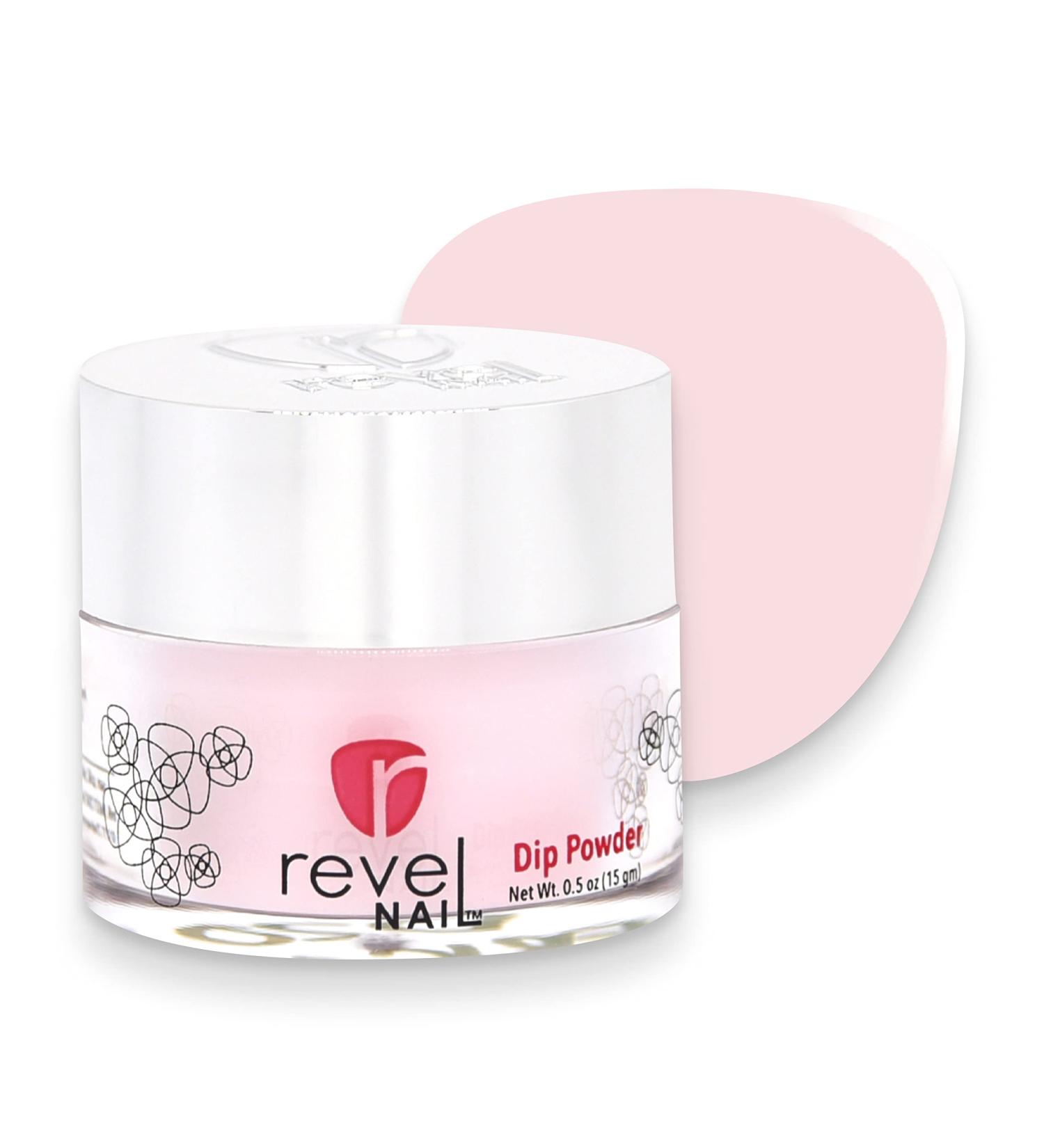 Revel Nail Pink Dip Powder - Chip Resistant Polish with Vitamin E and Calcium - Buy Online on GoSupps.com