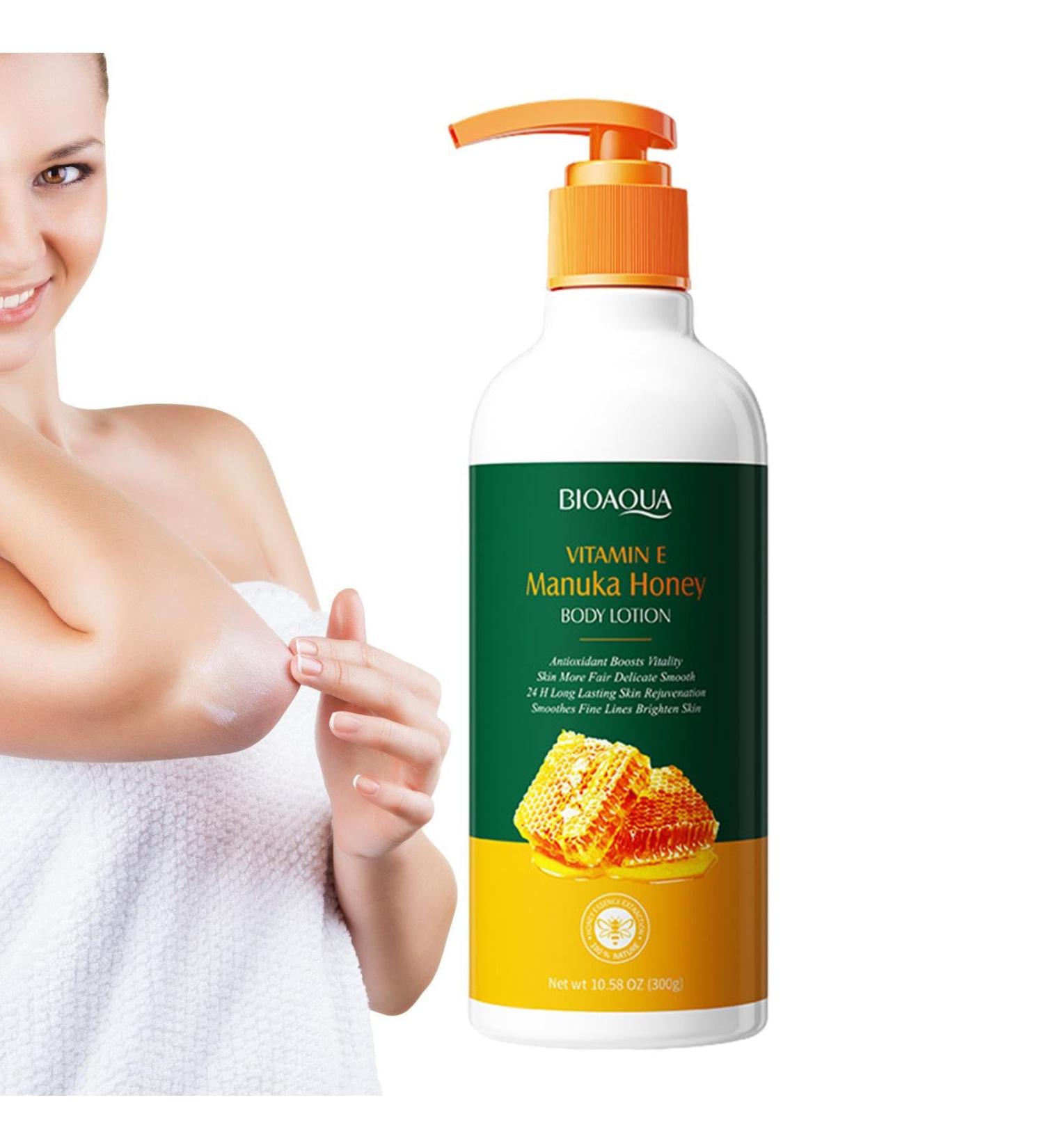 Honey Body Gel | Moisturizing Firming Vitamin E Body Butter Lotion | Hydrating Moisturizer for Face and Body Cream for Dry Skin for Women Bexdug - Buy Online on GoSupps.com