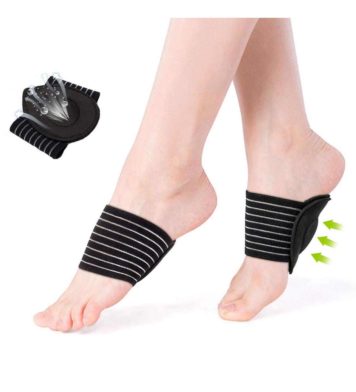 PediMend Arch Support Cushion for Flatfoot - 4 Pair (8PCS) - Foot Care Sleeve for Flatfoot Corrector - Unisex - Buy Online on GoSupps.com