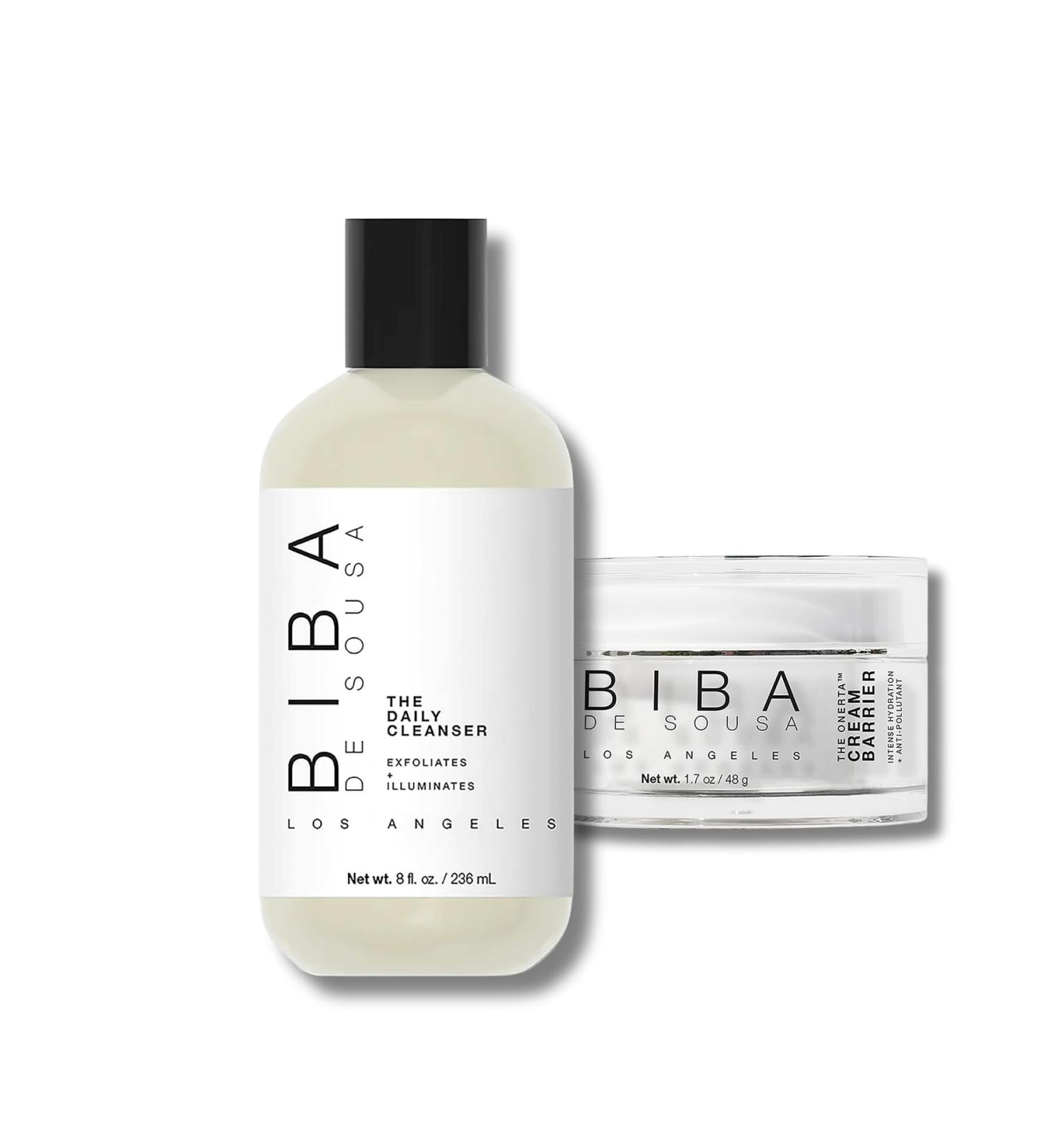 biba de sousa Daily Cleanser + Onerta Cream Barrier Bundle - Buy Online on GoSupps.com