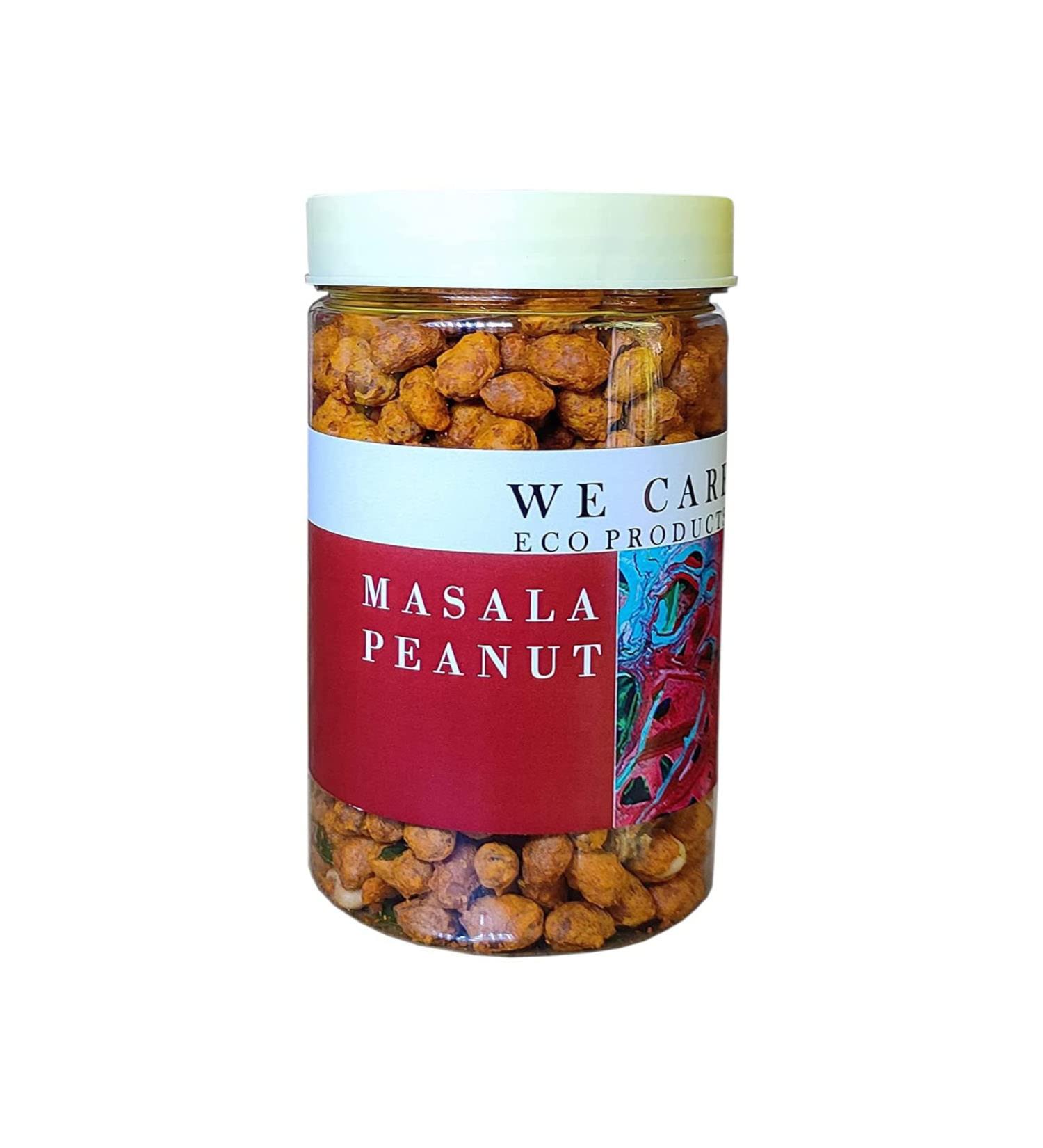 We Care Eco Products Roasted with Masala Coated Peanut Kerala Style Homemade (250g)